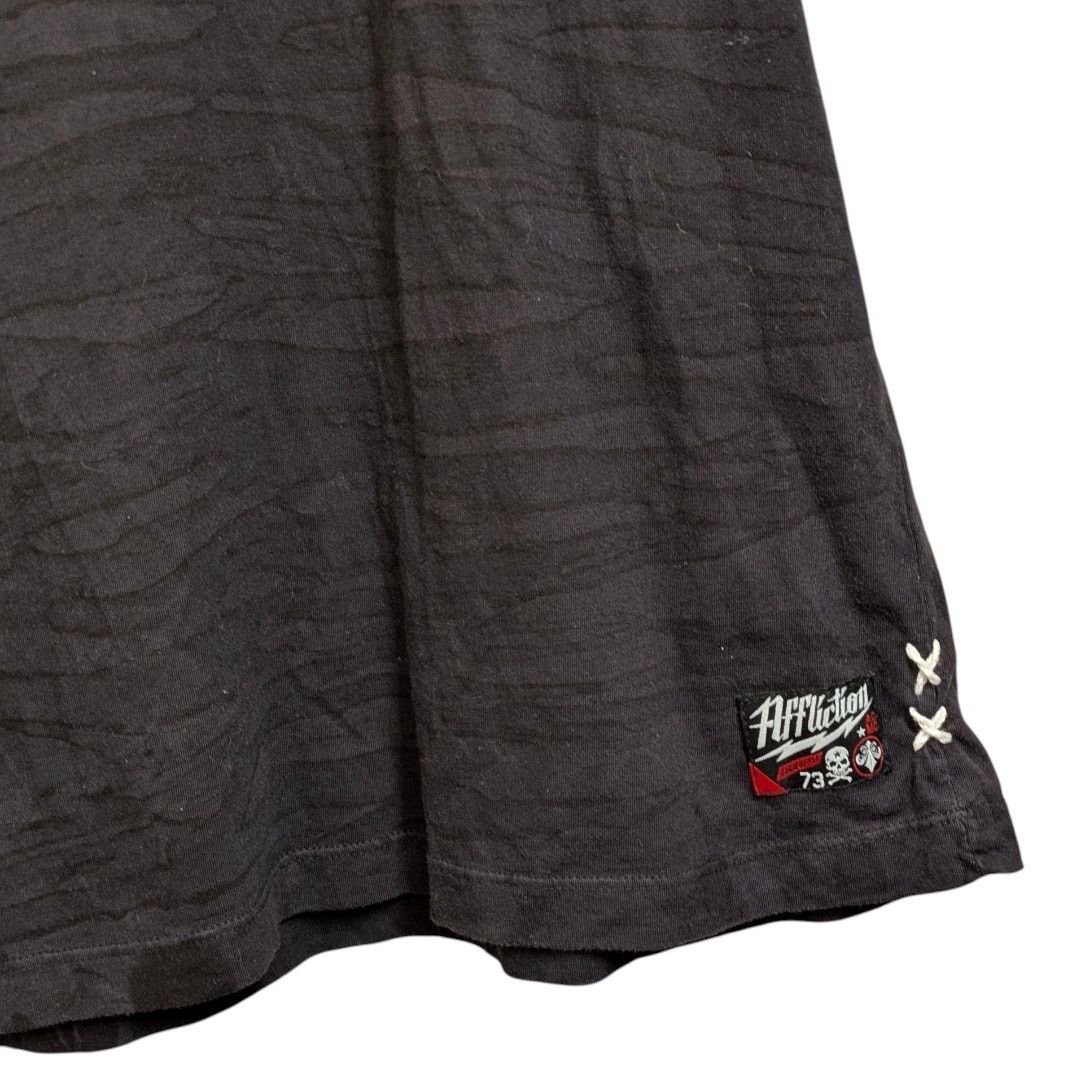 Affliction AFFLICTION American Customs Skull Wings Red Velvet Print L Size US L / EU 52-54 / 3 - 4 Thumbnail