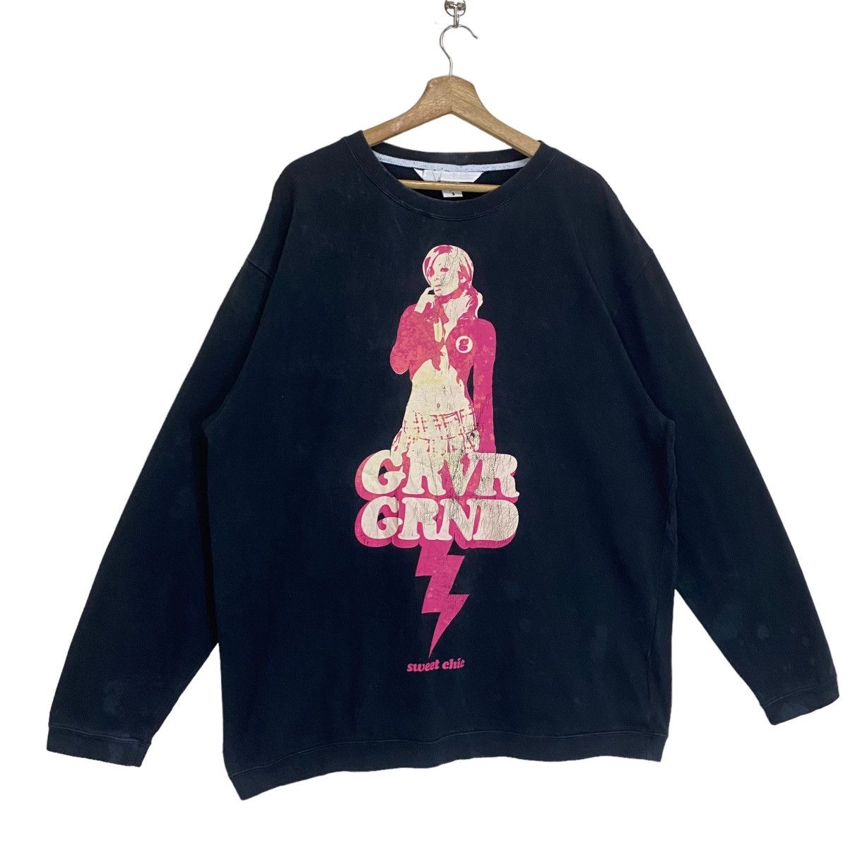 Japanese Brand GROOVER GRAND INSPIRED HYSTERIC GLAMOUR CREWNECK SWEATSHIRT Size US L / EU 52-54 / 3 - 2 Thumbnail