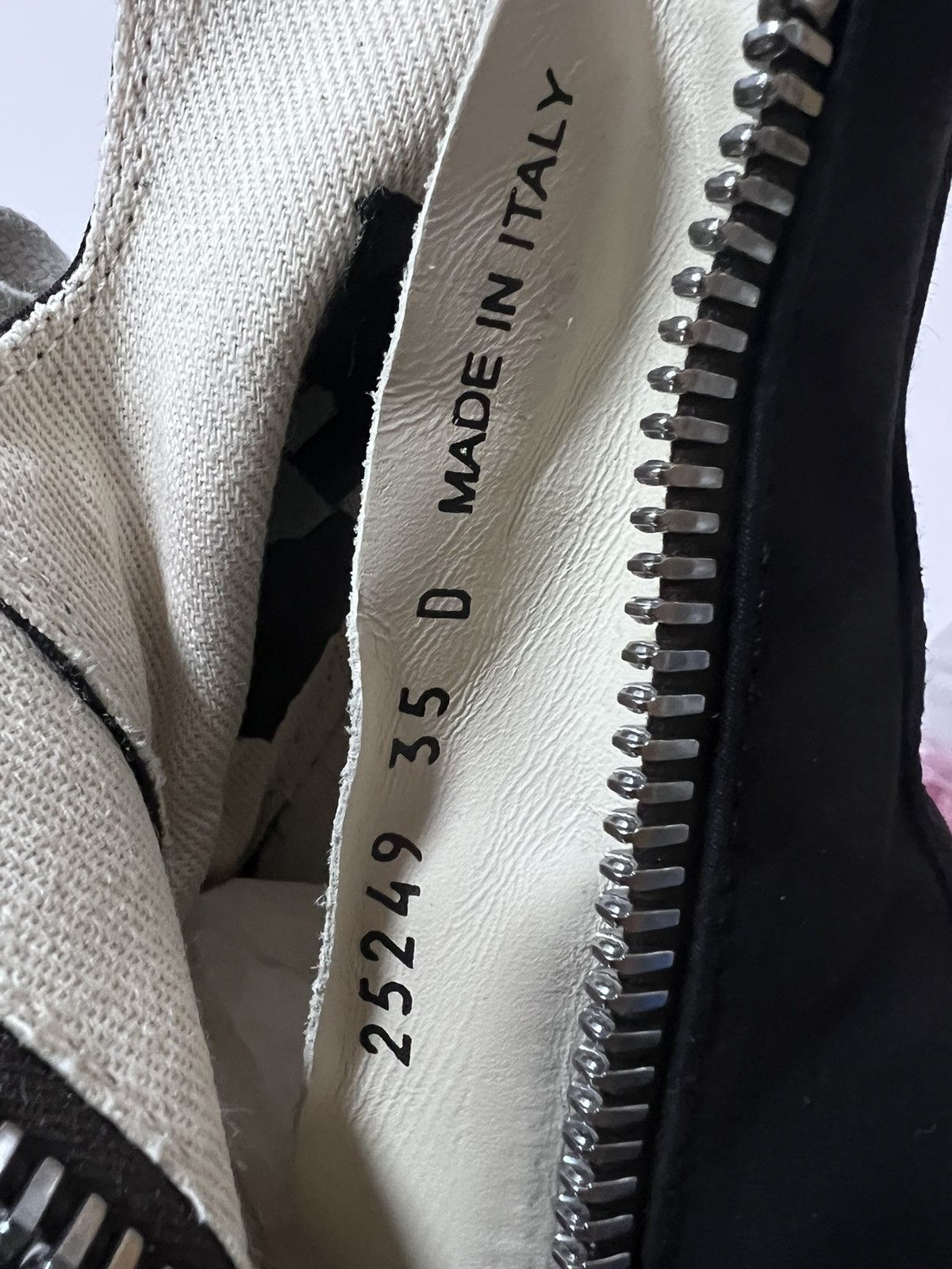 Rick Owens Drkshdw RICK OWENS DRKSHDW ABSTRACT RAMONES HIGH TOP SNEAKERS SZ35 Size US 5 / IT 35 - 9 Thumbnail