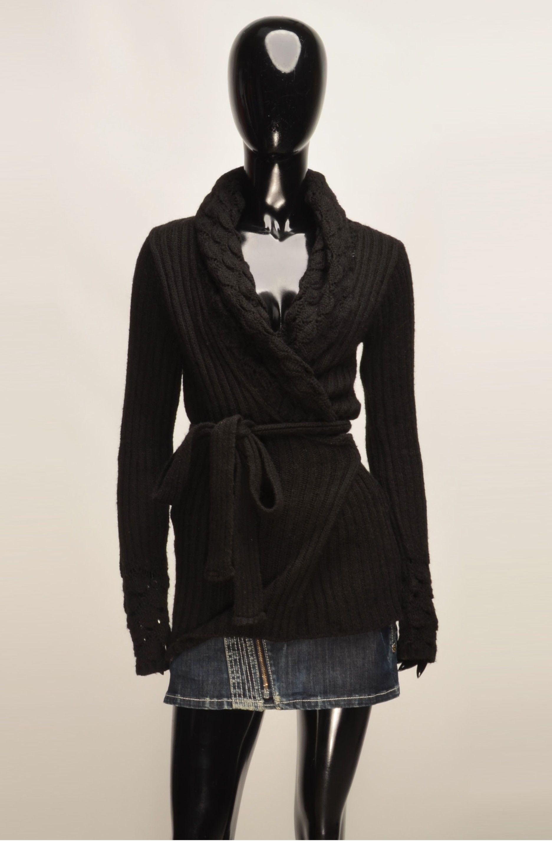 Morgan De Toi Vintage Morgan de Toi Y2K Mohair Blend Wrap Cardigan Size S / US 4 / IT 40 - 1 Thumbnail