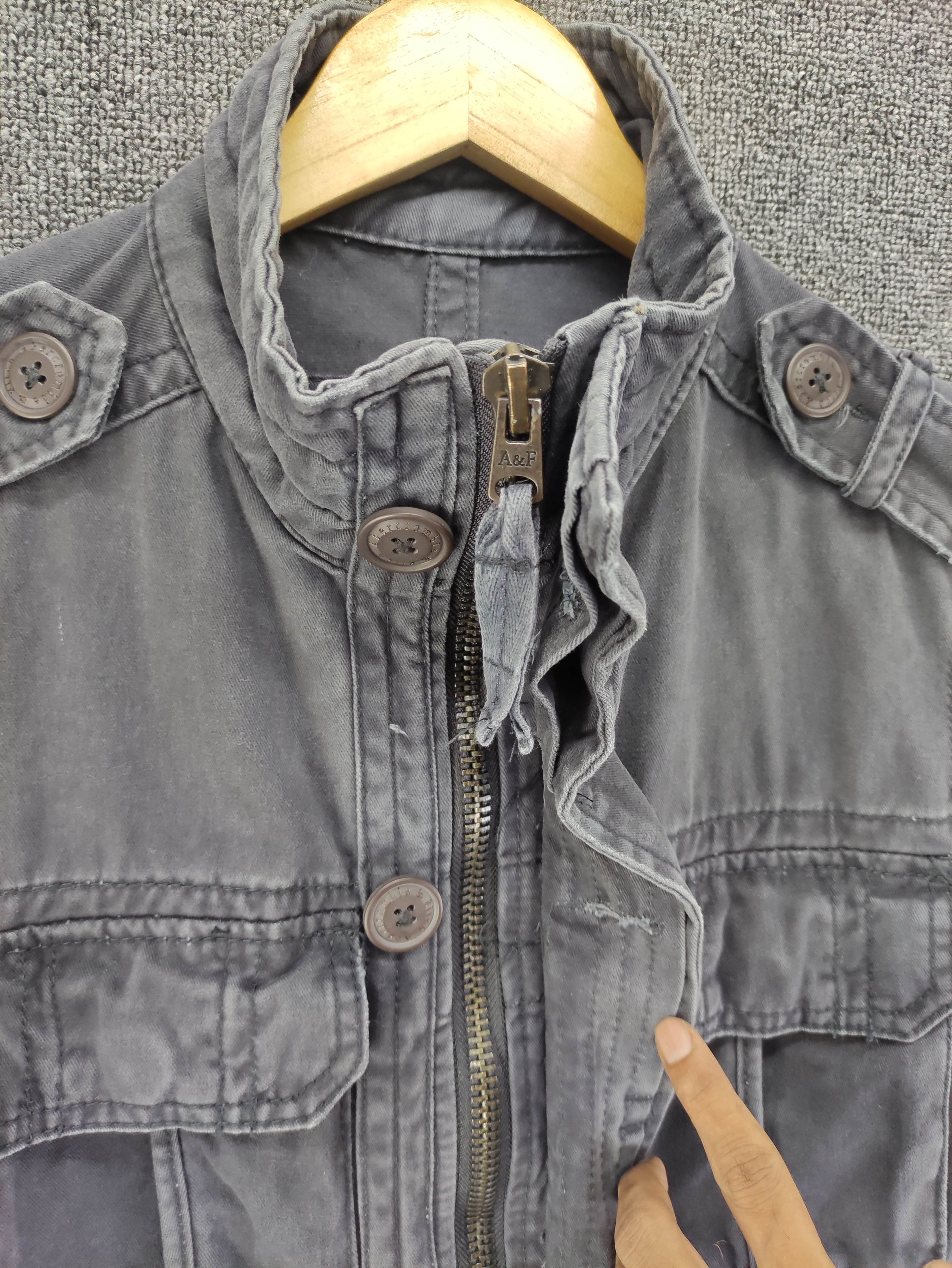 Abercrombie & Fitch Vintage Abercrombie & Fitch M 65 Field Style Jacket Zipper Size US M / EU 48-50 / 2 - 2 Thumbnail