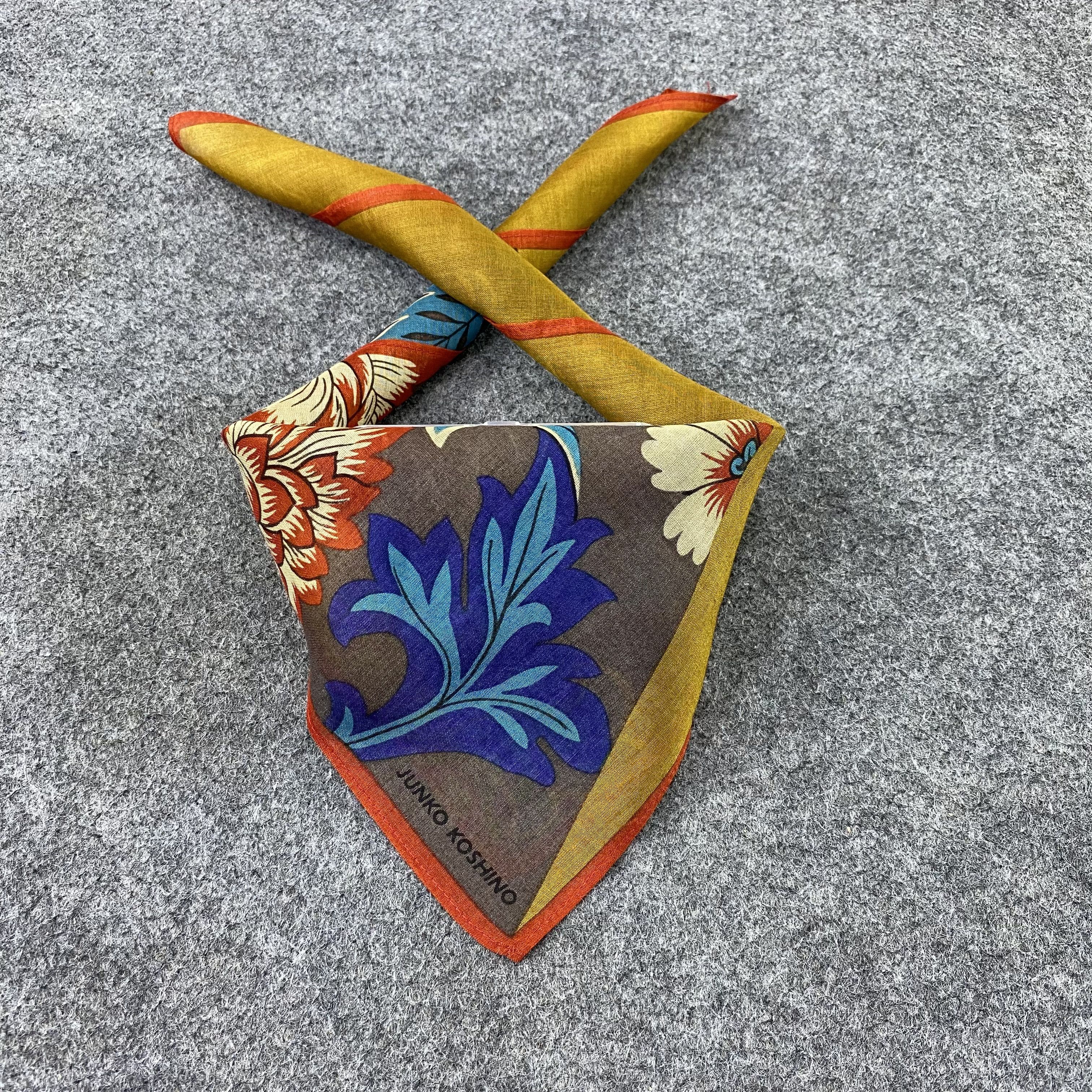 Japanese Brand Junko Koshino Handkerchief / Bandana / Neckerchief-B1331 Size ONE SIZE - 2 Thumbnail
