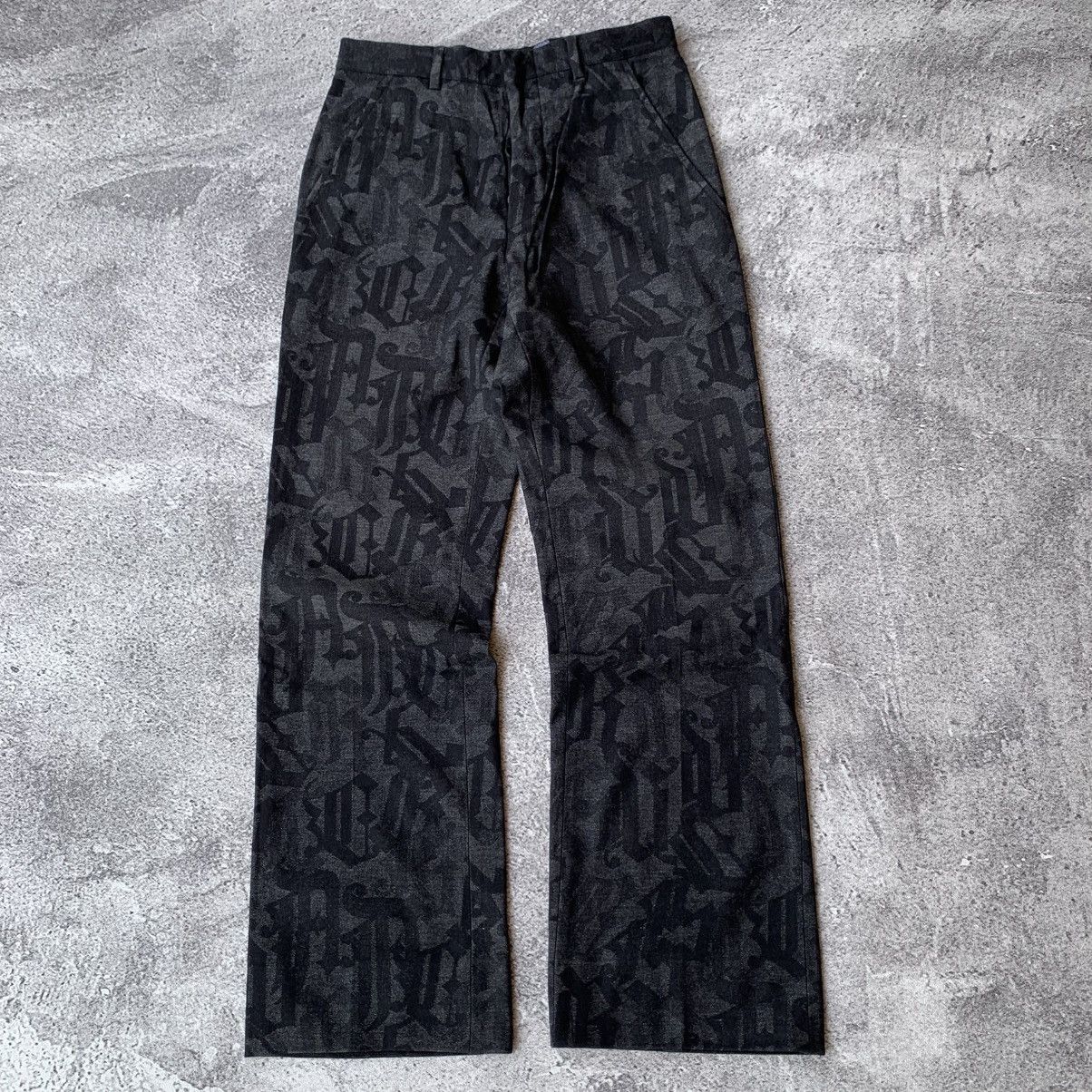 Versace × Versace Jeans Couture Versace Monogram Wool Pants Size US 28 / EU 44 - 1 Thumbnail