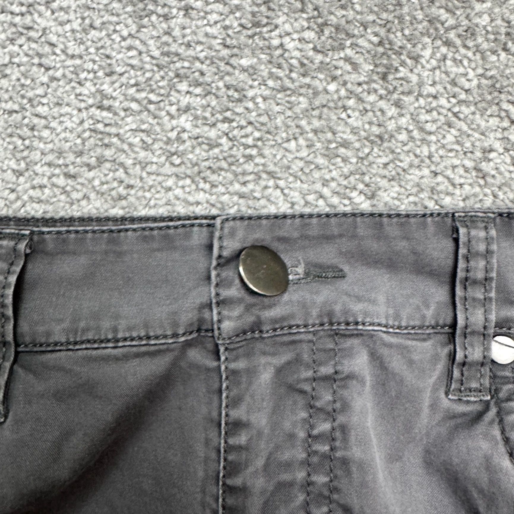 Eileen Fisher Eileen Fisher Gray Organic Cotton Straight Leg Pants Womens 2 Mid Rise Casual Size 26" / US 2 / IT 38 - 2 Thumbnail