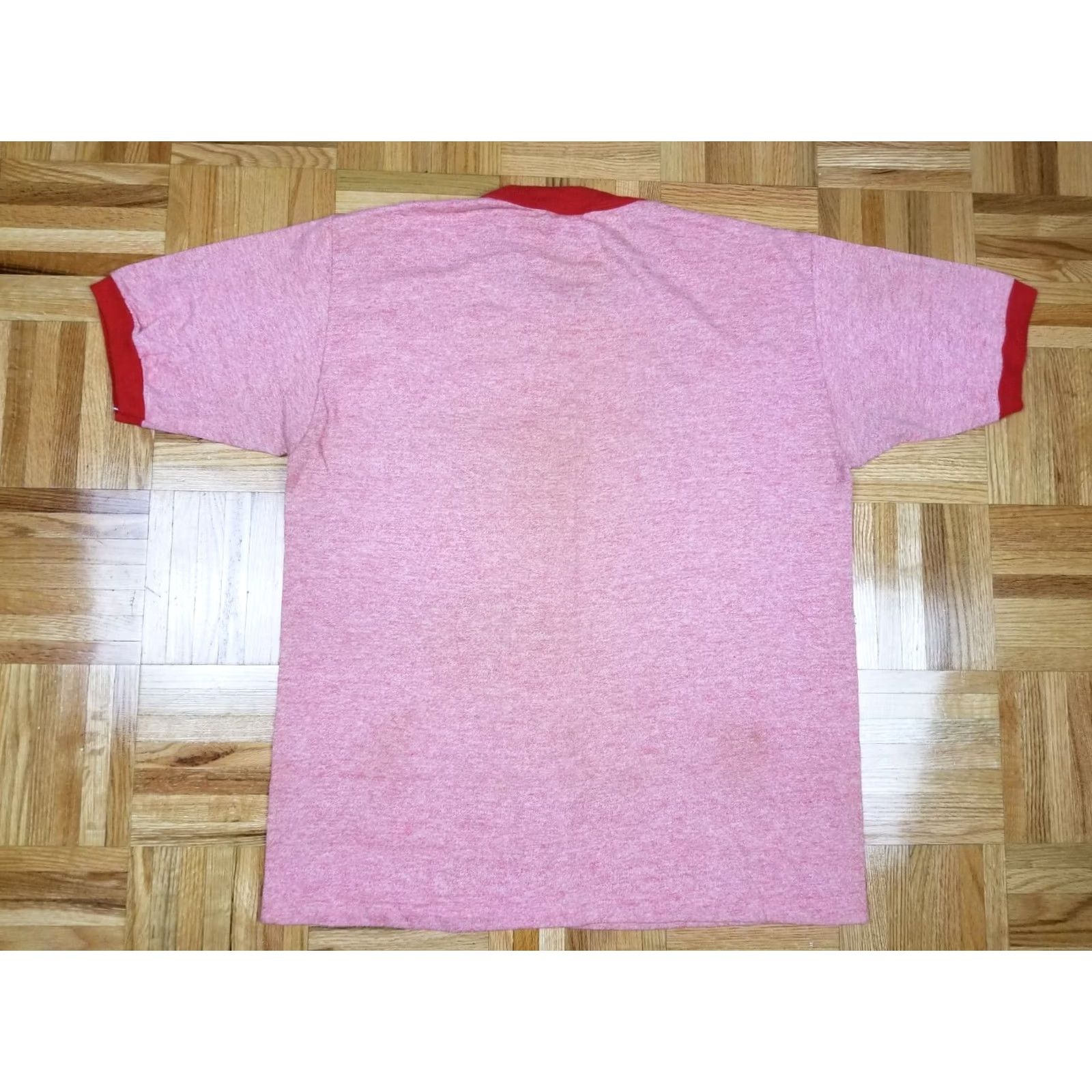 Vintage VINTAGE 1982 NATIONAL SALUTE TO VIETNAM VETERANS T-SHIRT SZ LARGE RED RINGER Mens Size US L / EU 52-54 / 3 - 5 Thumbnail