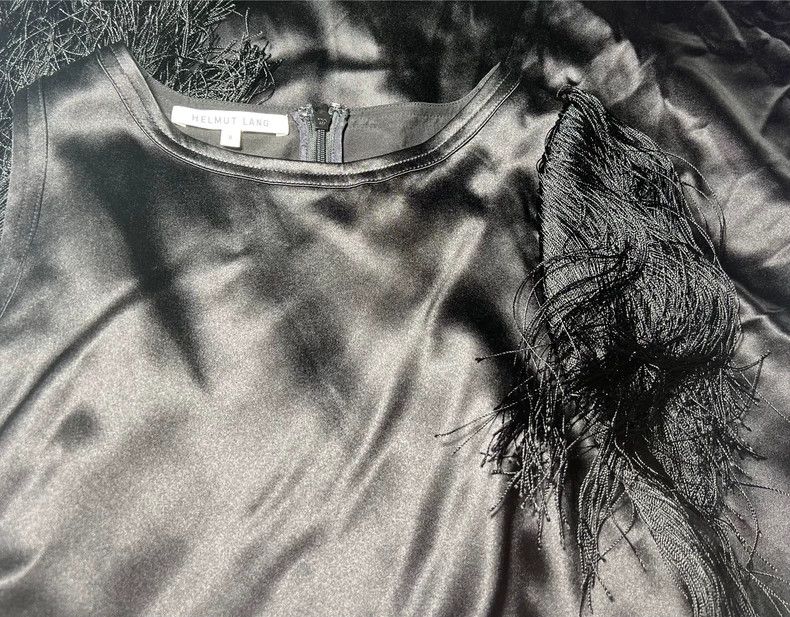 Helmut Lang HELMUT LANG size0 Silk tassel dress Size S / US 4 / IT 40 - 4 Thumbnail