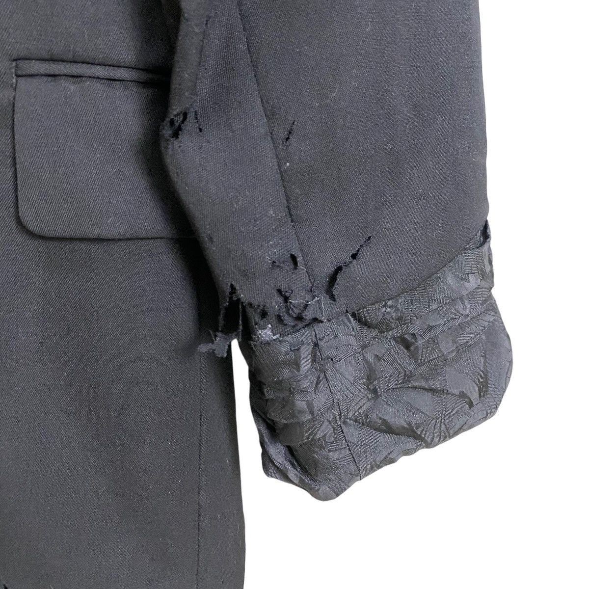 Comme des Garcons × Japanese Brand × Vintage Comme Des Garcons AD1992 distressed blazer coat Size US S / EU 44-46 / 1 - 10 Thumbnail