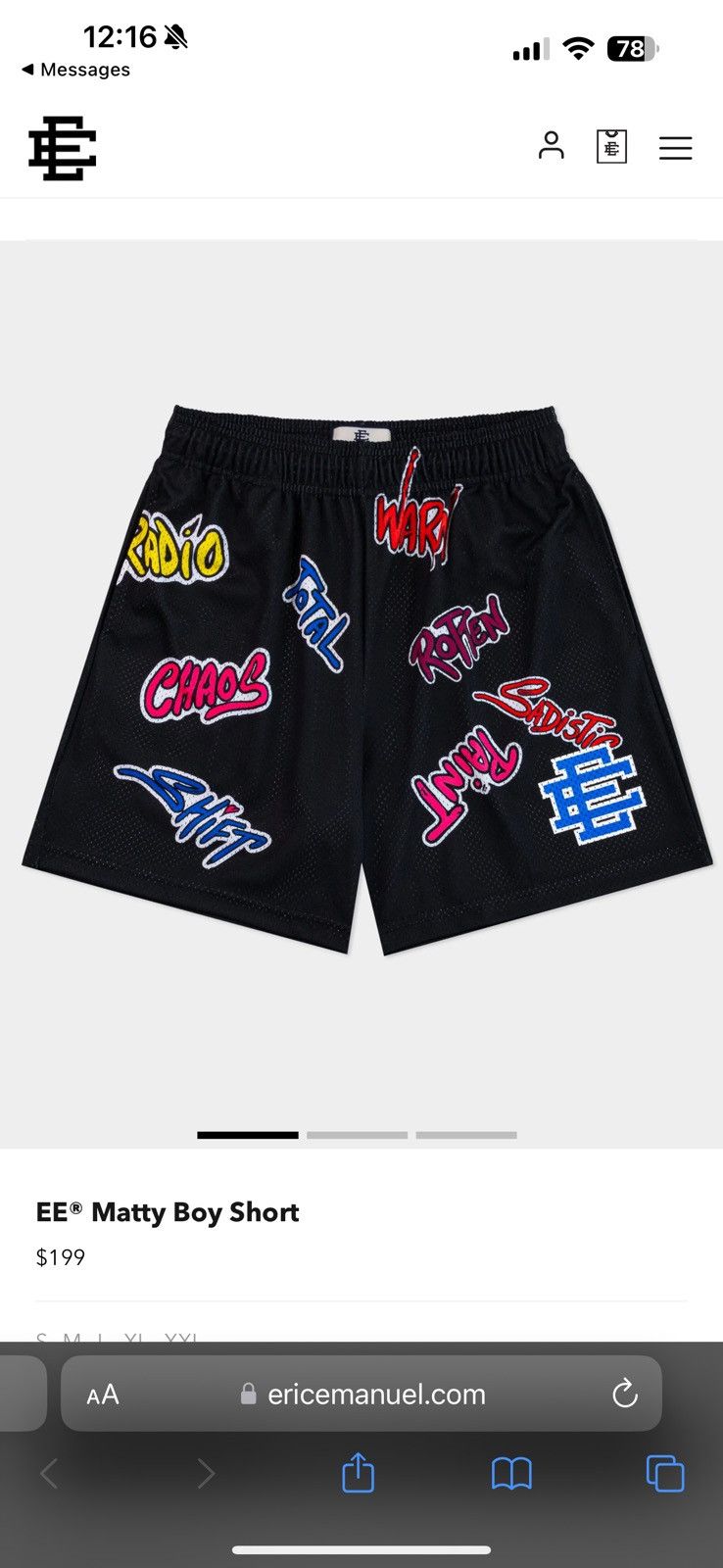 Eric Emanuel ERIC EMANUEL MATTY BOY COLLAB | Grailed
