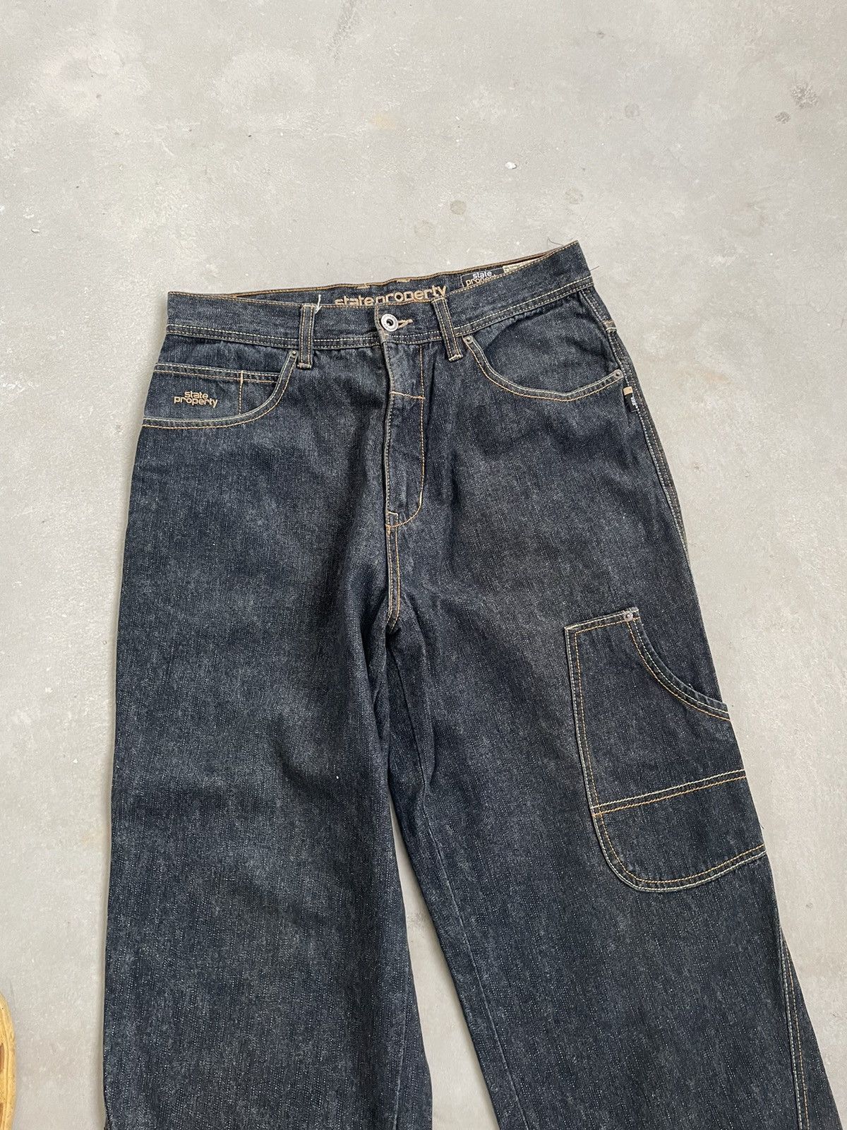 JNCO × Japanese Brand STATE PROPERTY BAGGY CARPENTER PANT Size US 32 / EU 48 - 2 Thumbnail