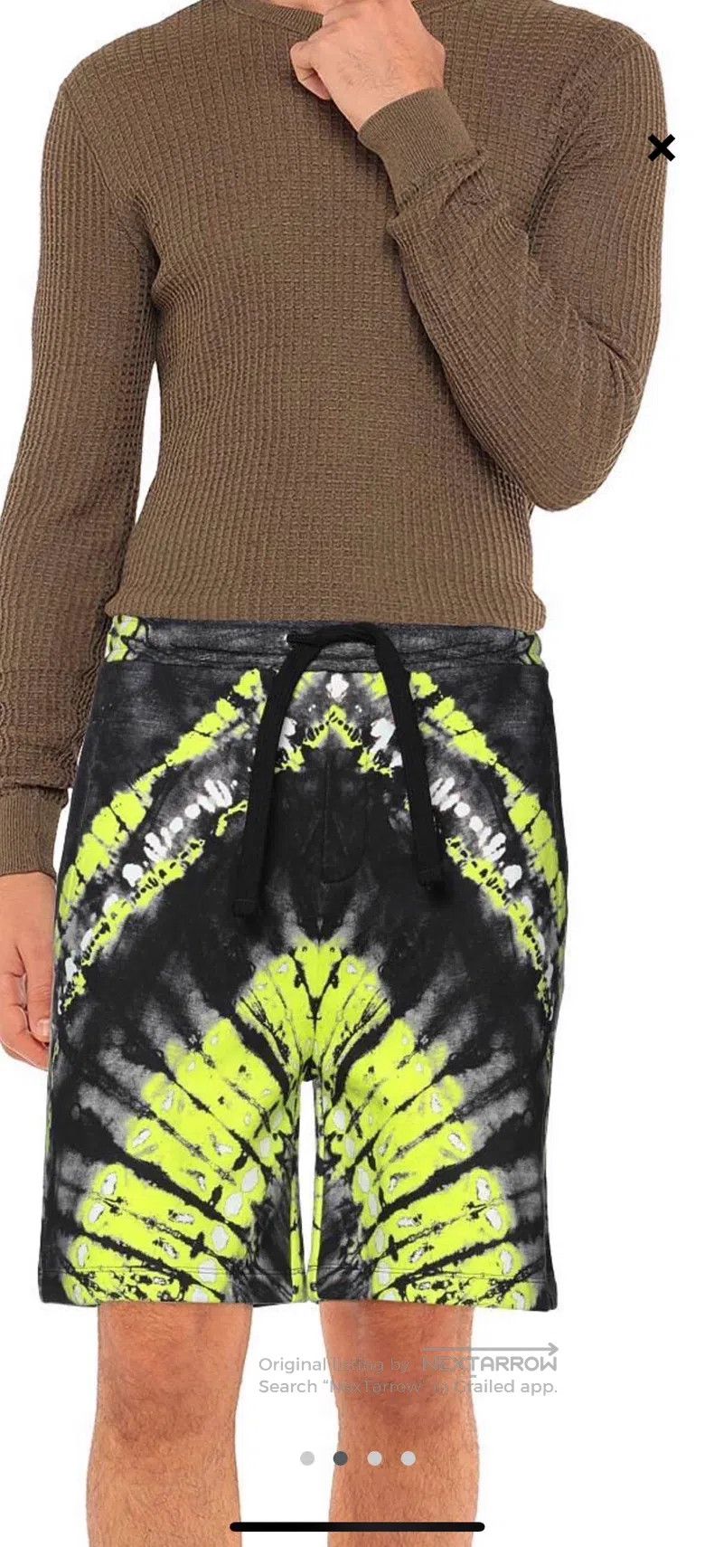 Valentino Valentino Classic fluorescent green butterfly symmetrical Size US 32 / EU 48 - 1 Thumbnail