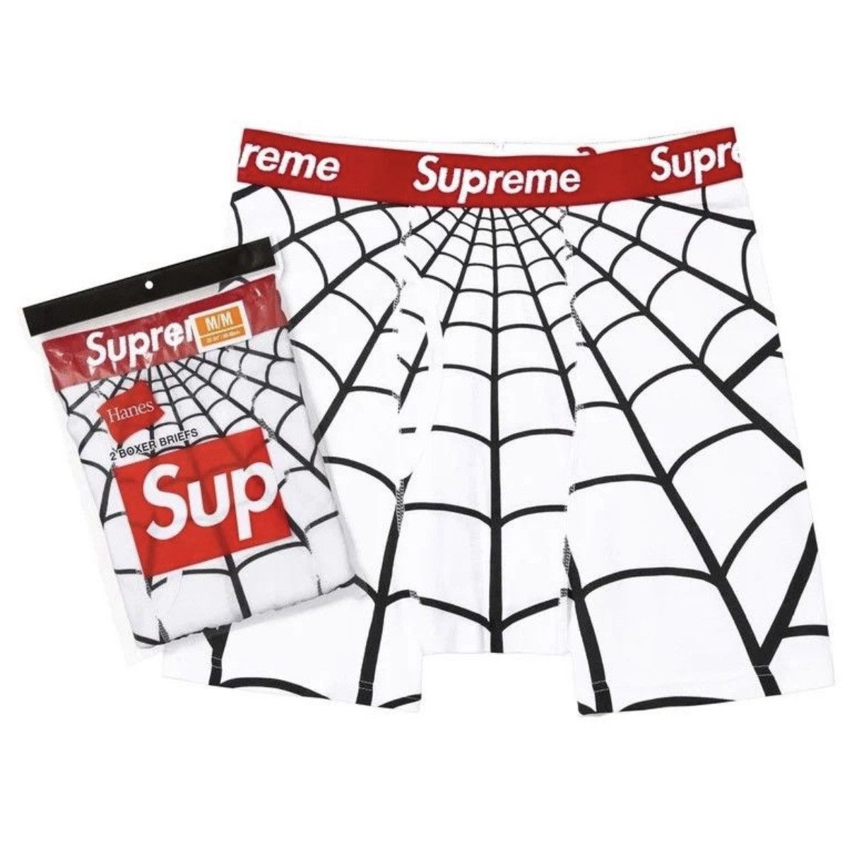 Hanes × Supreme Supreme Hanes Leopard Boxer Briefs (2 Pack) - Size