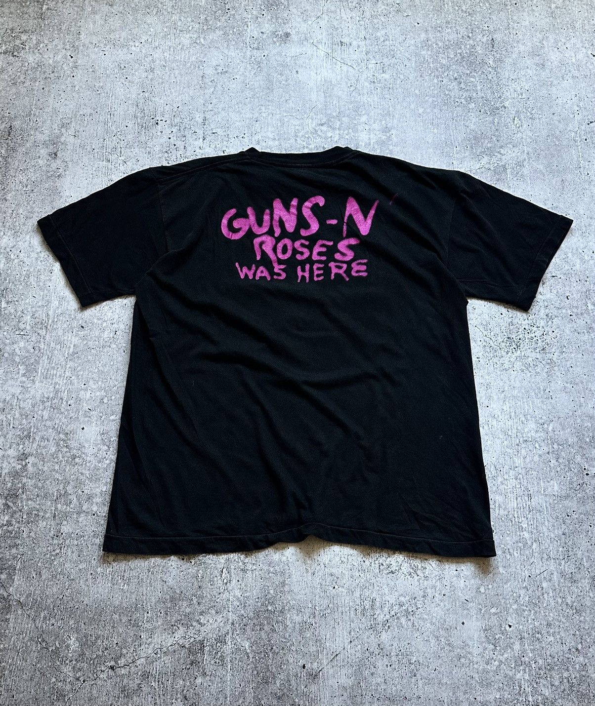 Band Tees 1987 Guns n Roses 'Was here' Vintage Tour Band Tee Size US XL / EU 56 / 4 - 18 Thumbnail