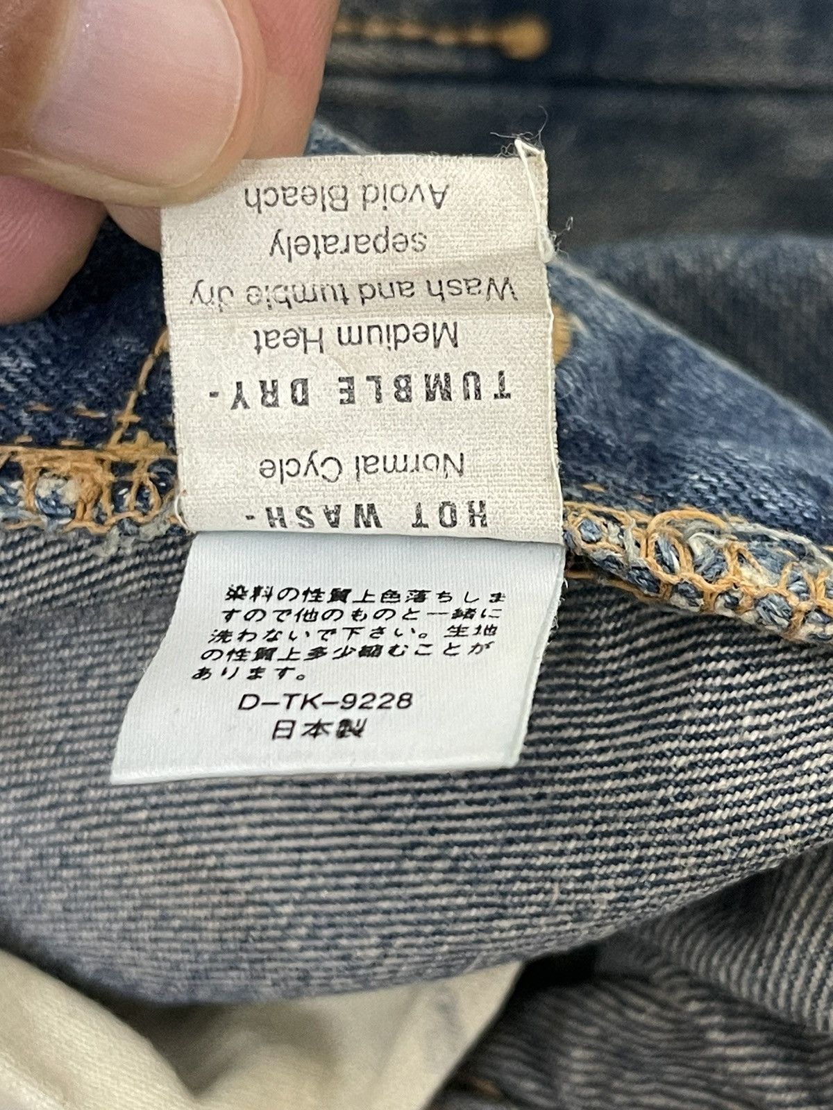 Lee 1930s 1101 Lee Cowboy Vintage Buckle Back Selvedge 8🟦7 Size US 30 / EU 46 - 24 Thumbnail