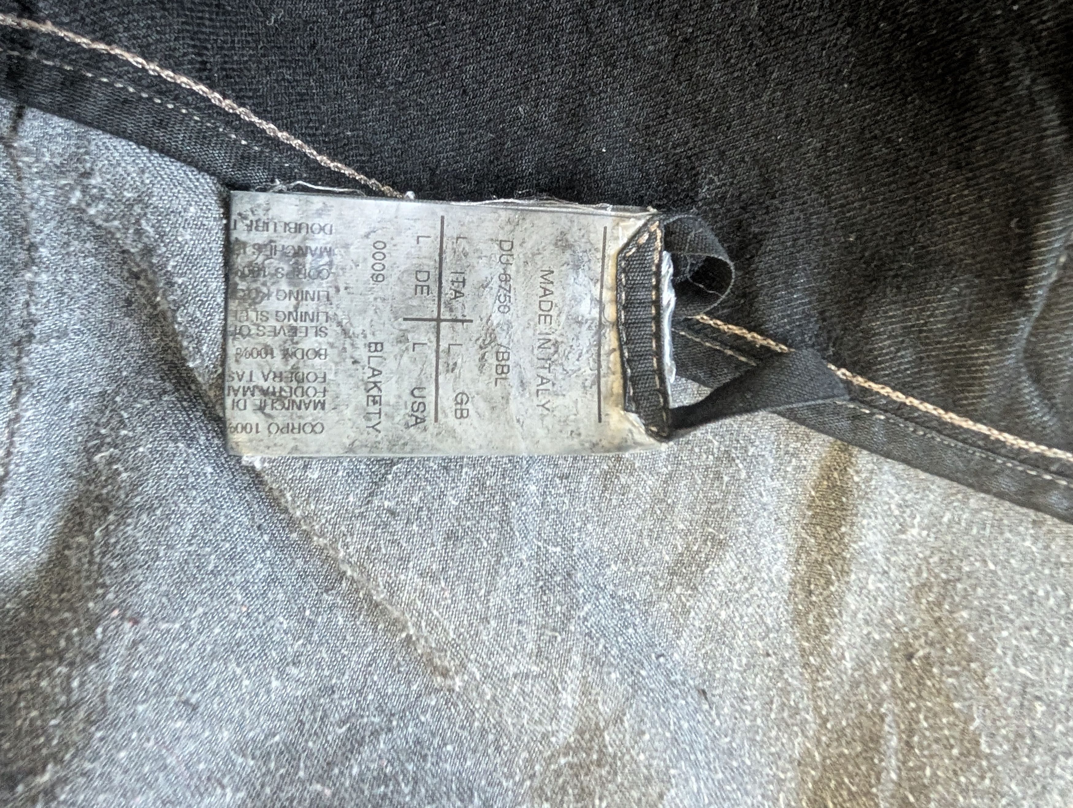 Rick Owens Drkshdw F/W12 Black Leather Sleeve Slave Jacket Size US L / EU 52-54 / 3 - 5 Thumbnail