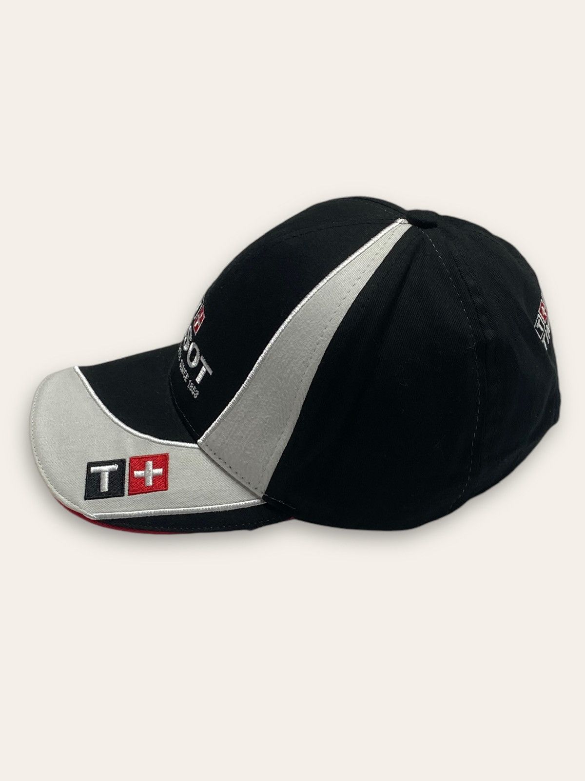 Tissot Vintage TISSOT Black White Swiss Watches Big Logo Cap Y2K Size ONE SIZE - 2 Thumbnail