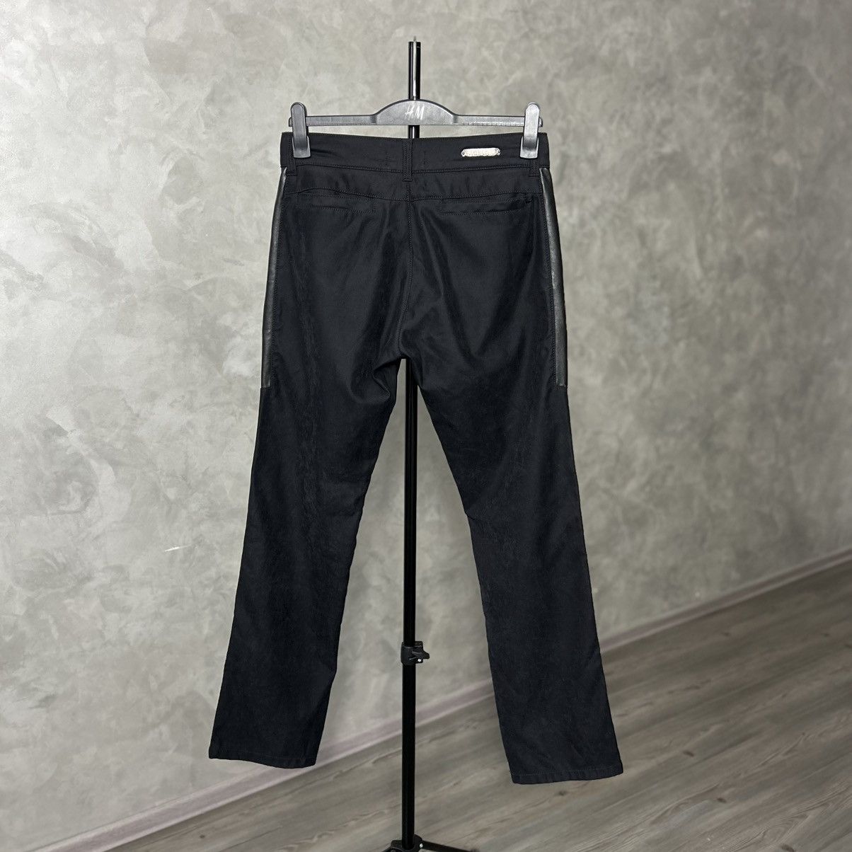 Roberto Cavalli Vintage Roberto Cavalli Leather Trim Trousers Size US 31 - 7 Thumbnail