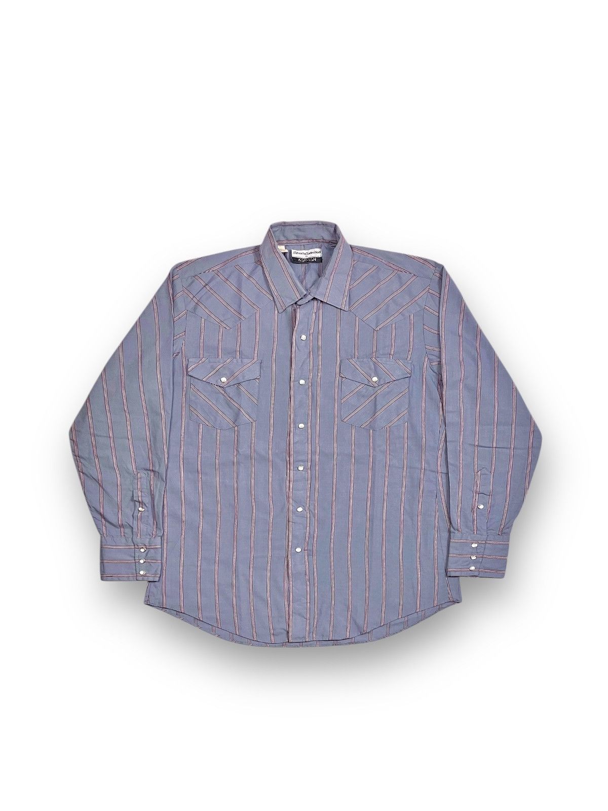 Vintage 90s Silver Collection By Karman Vintage Western Shirt Size US L / EU 52-54 / 3 - 1 Thumbnail