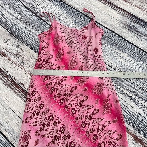 Vintage Vintage 90’s “Scarlett” Pink Floral Slip Dress Size M / US 6-8 / IT 42-44 - 8 Thumbnail