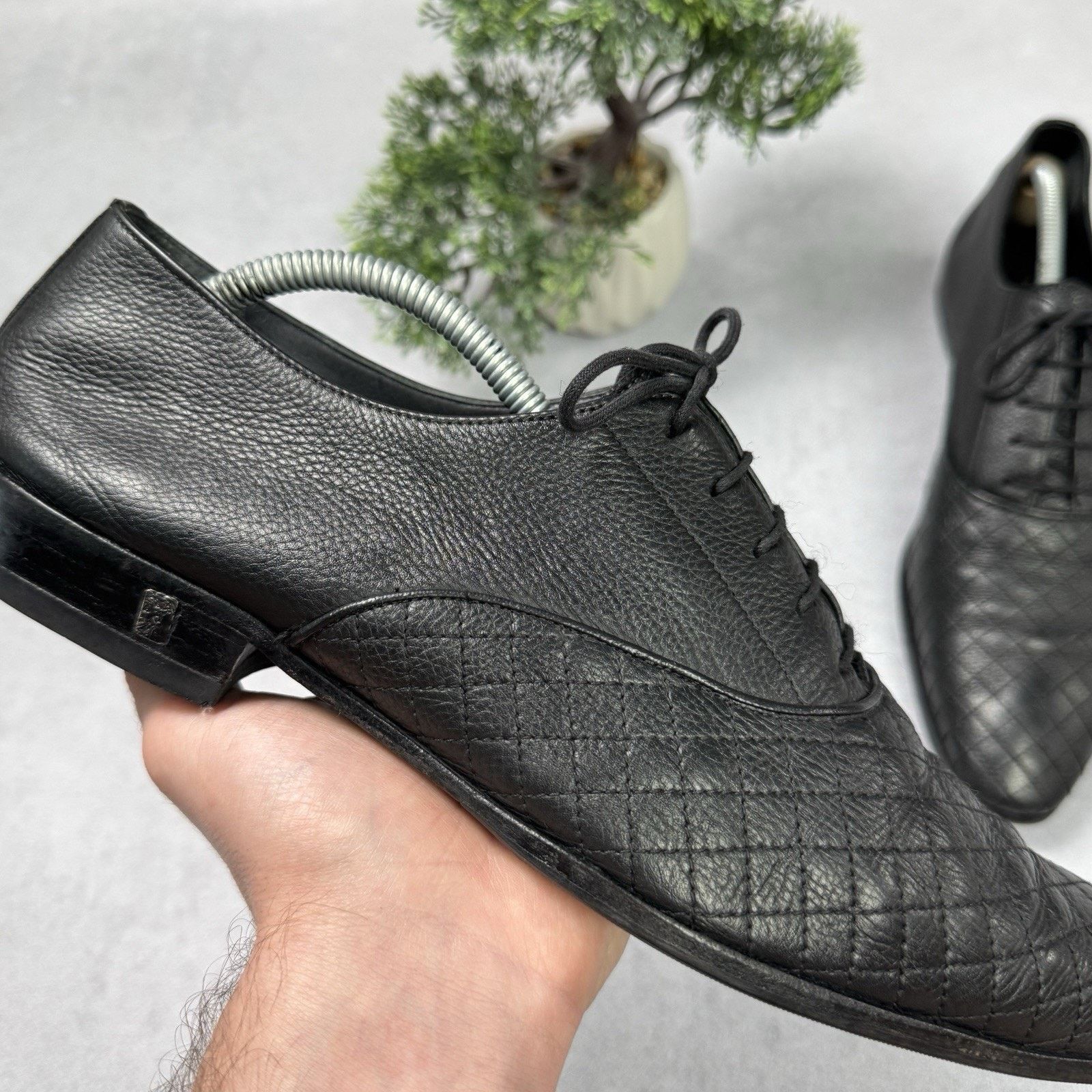 Versace Versace Collection Oxford Shoes Leather Size 42 US 8.5/9 Size US 9 / EU 42 - 4 Thumbnail