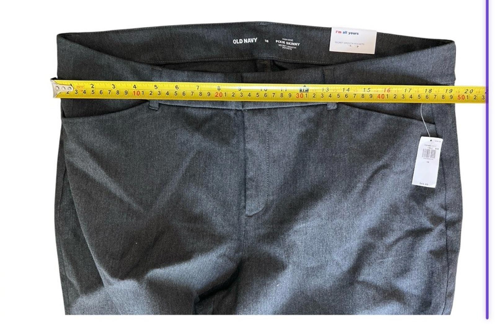 Old Navy Old Navy High Rise Pixie Skinny Pants Size 18 Grey NWT Size 40" / US 18 - 5 Thumbnail