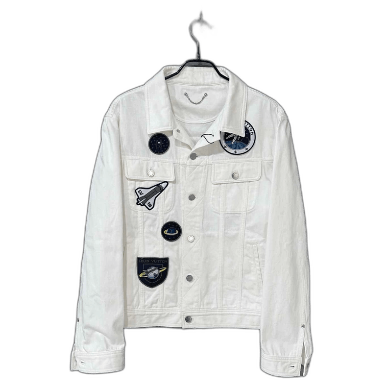 Louis Vuitton Custom Denim Jacket with Astronaut Patches Size XL / US 12-14 / IT 48-50 - 1 Thumbnail