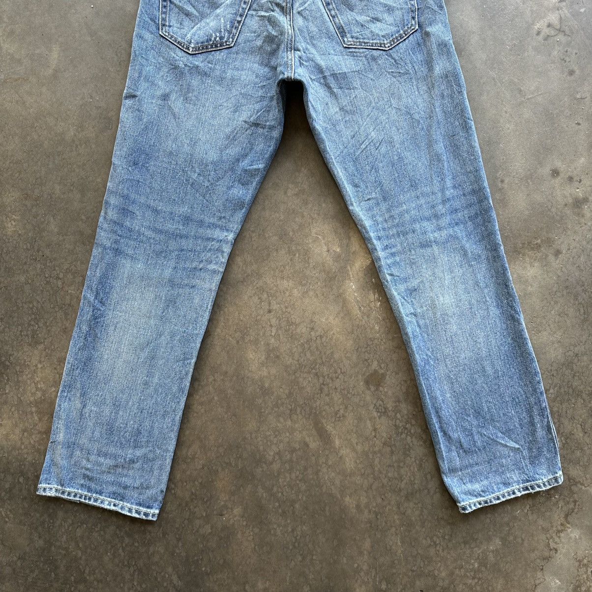 Japanese Brand Vintage Japanese Faded Jean Distressed Denim Pant W31 Size US 31 - 10 Thumbnail