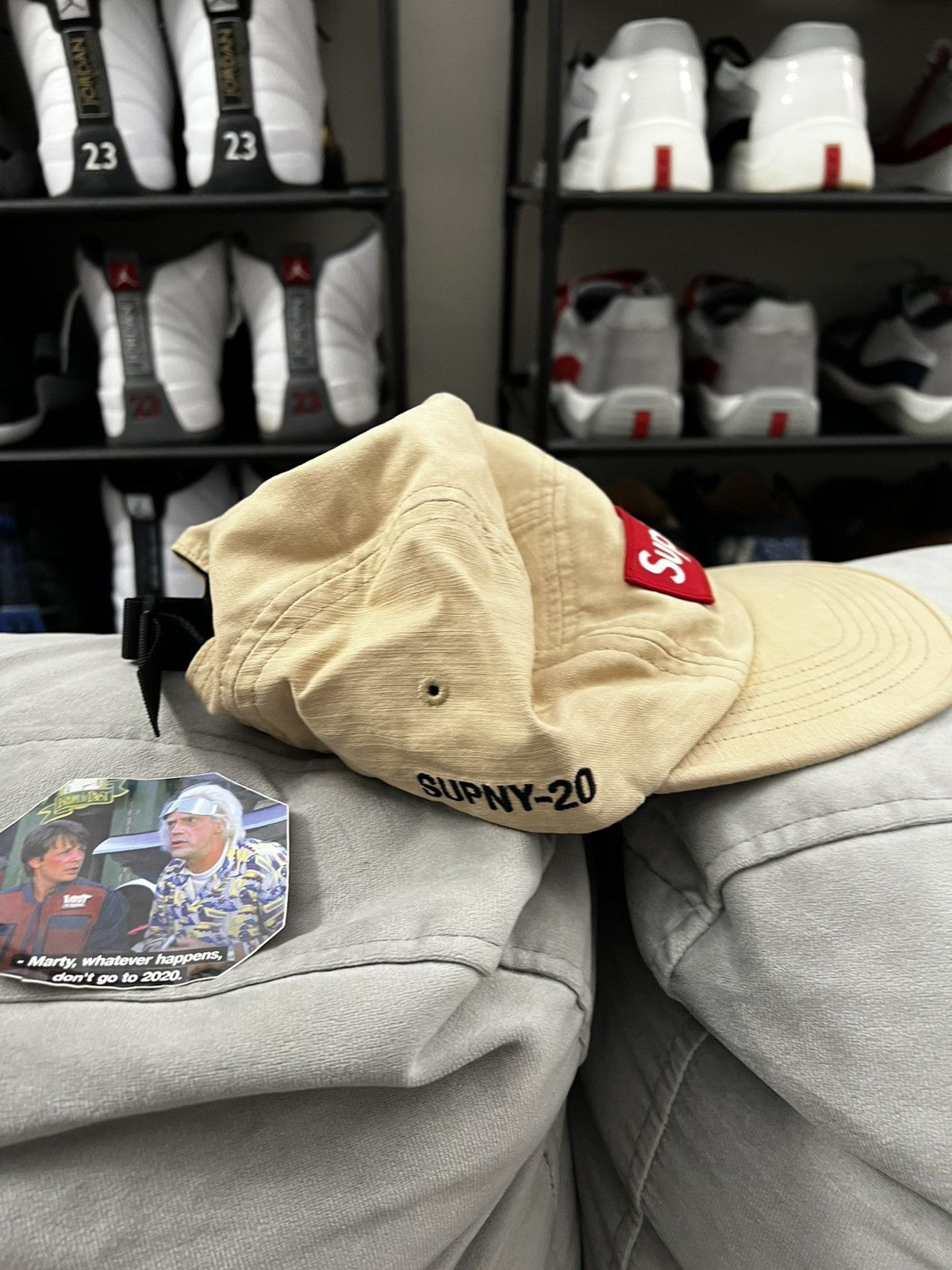 Supreme Supreme Beige Cap Size ONE SIZE - 3 Thumbnail