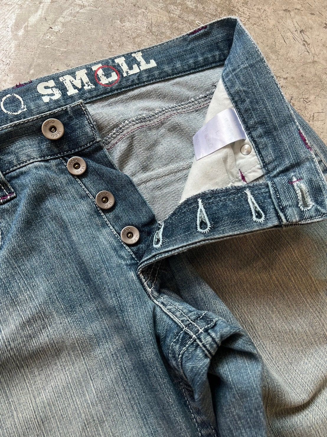 Japanese Brand IKKA Denim Flared Jeans Size US 34 / EU 50 - 8 Thumbnail