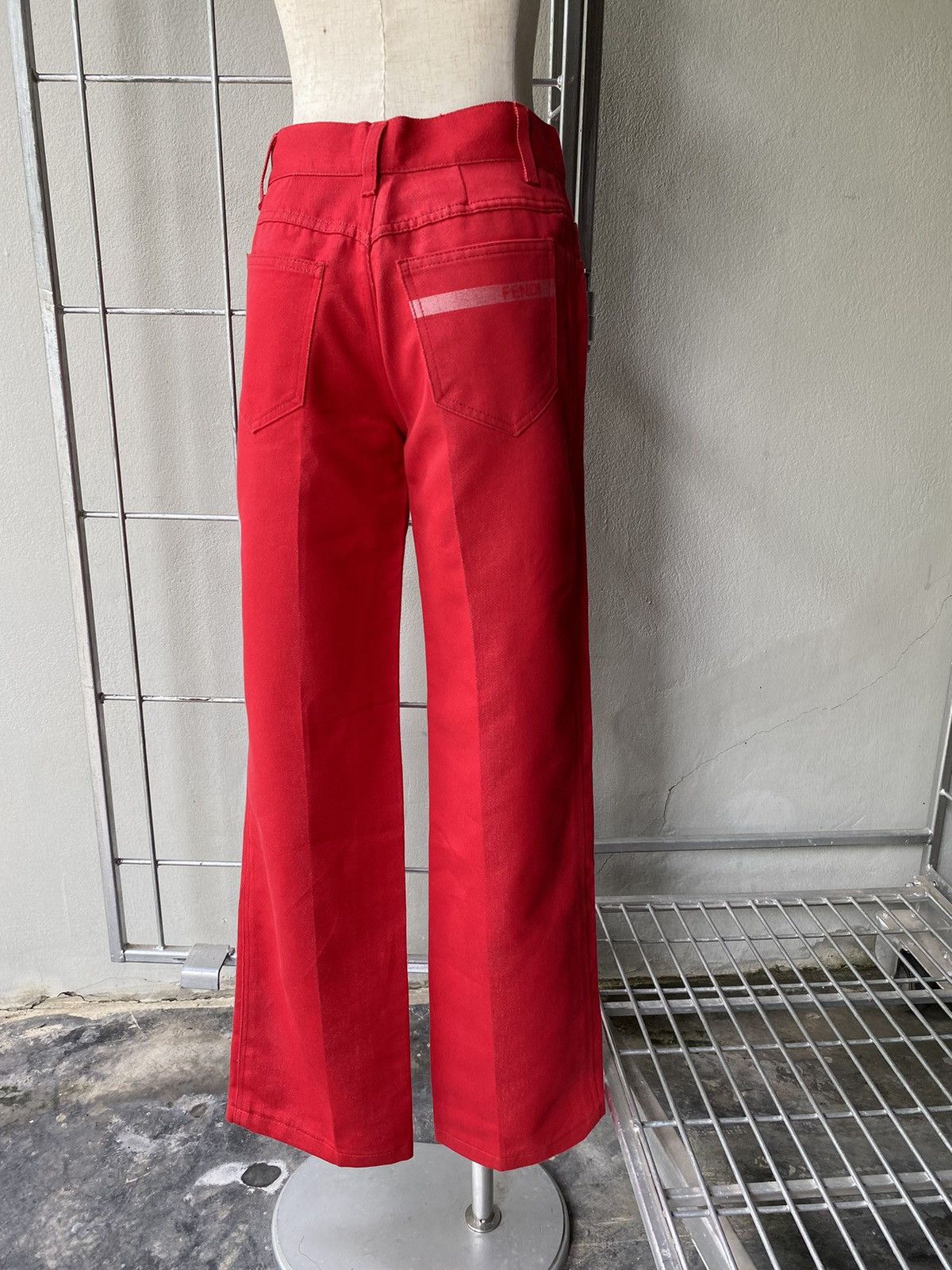 Fendi FENDI Red Pattern Casual Long Jeans Size 27" / US 4 / IT 40 - 19 Thumbnail