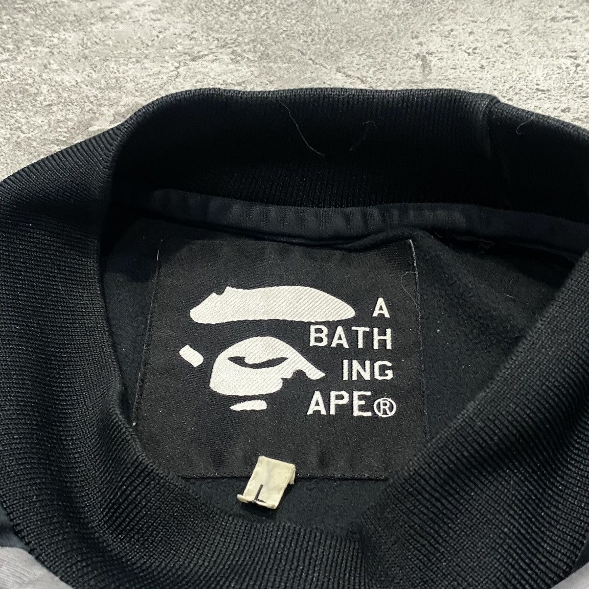 Bape Bape Ape Head Velvet Logo Long Sleeve Size US L / EU 52-54 / 3 - 2 Thumbnail