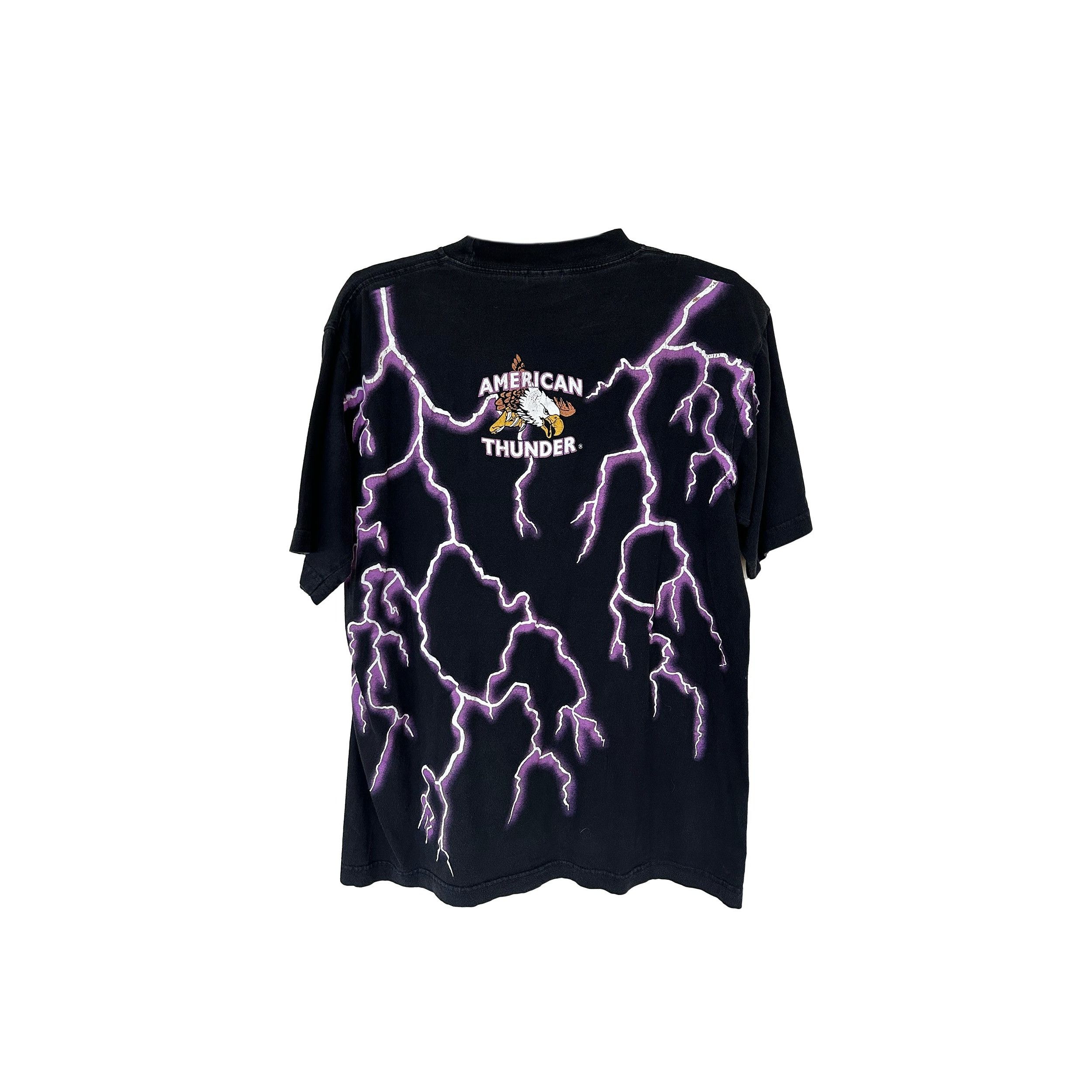 Vintage VINTAGE USA THUNDER RIDE THE BEST AOP MOTORCYCLE TEE Size US XL / EU 56 / 4 - 2 Thumbnail
