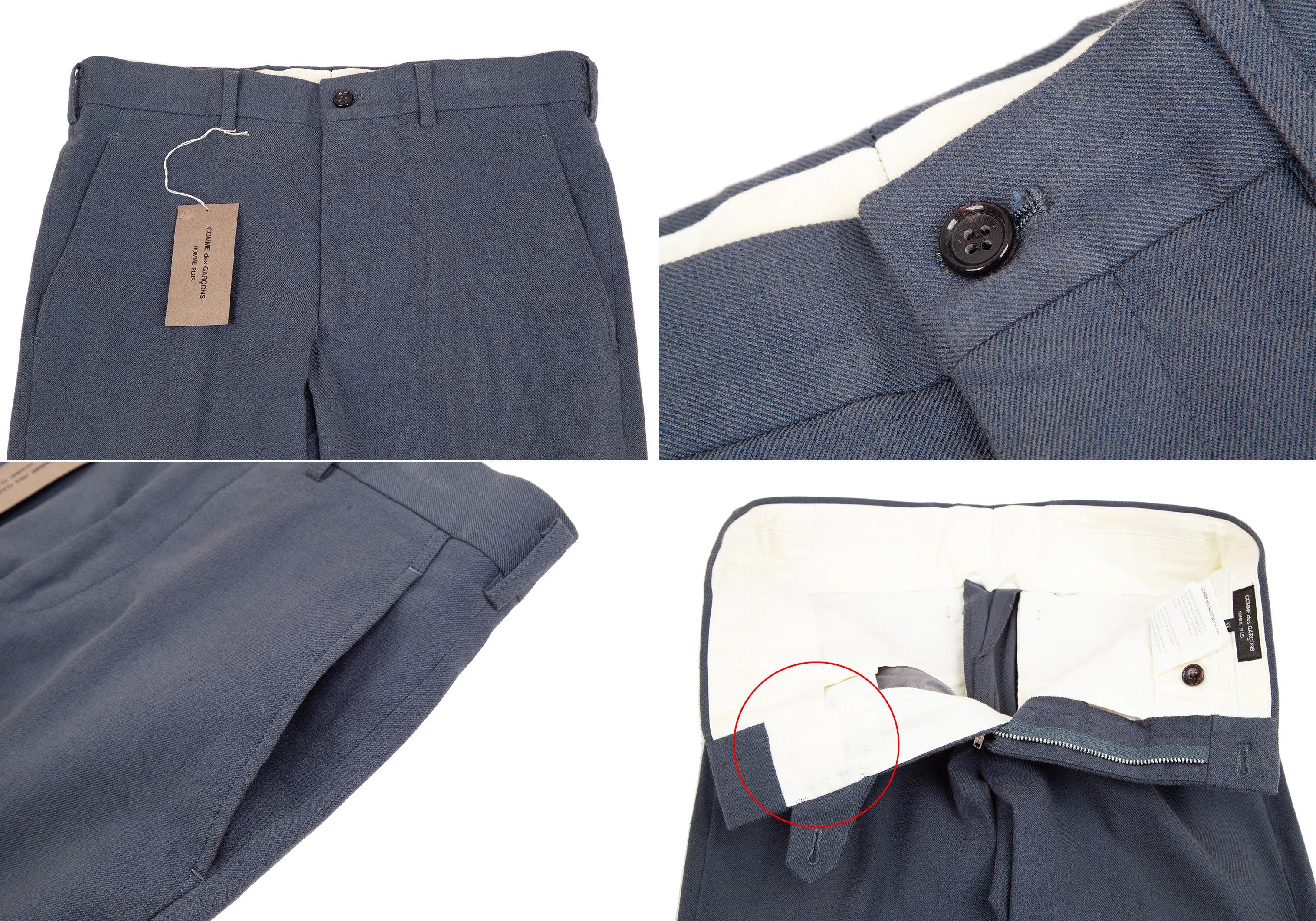 Comme des Garcons Homme Plus Cotton Linen Suit Set in Blue Gray Size S/SS Size US S / EU 44-46 / 1 - 13 Thumbnail