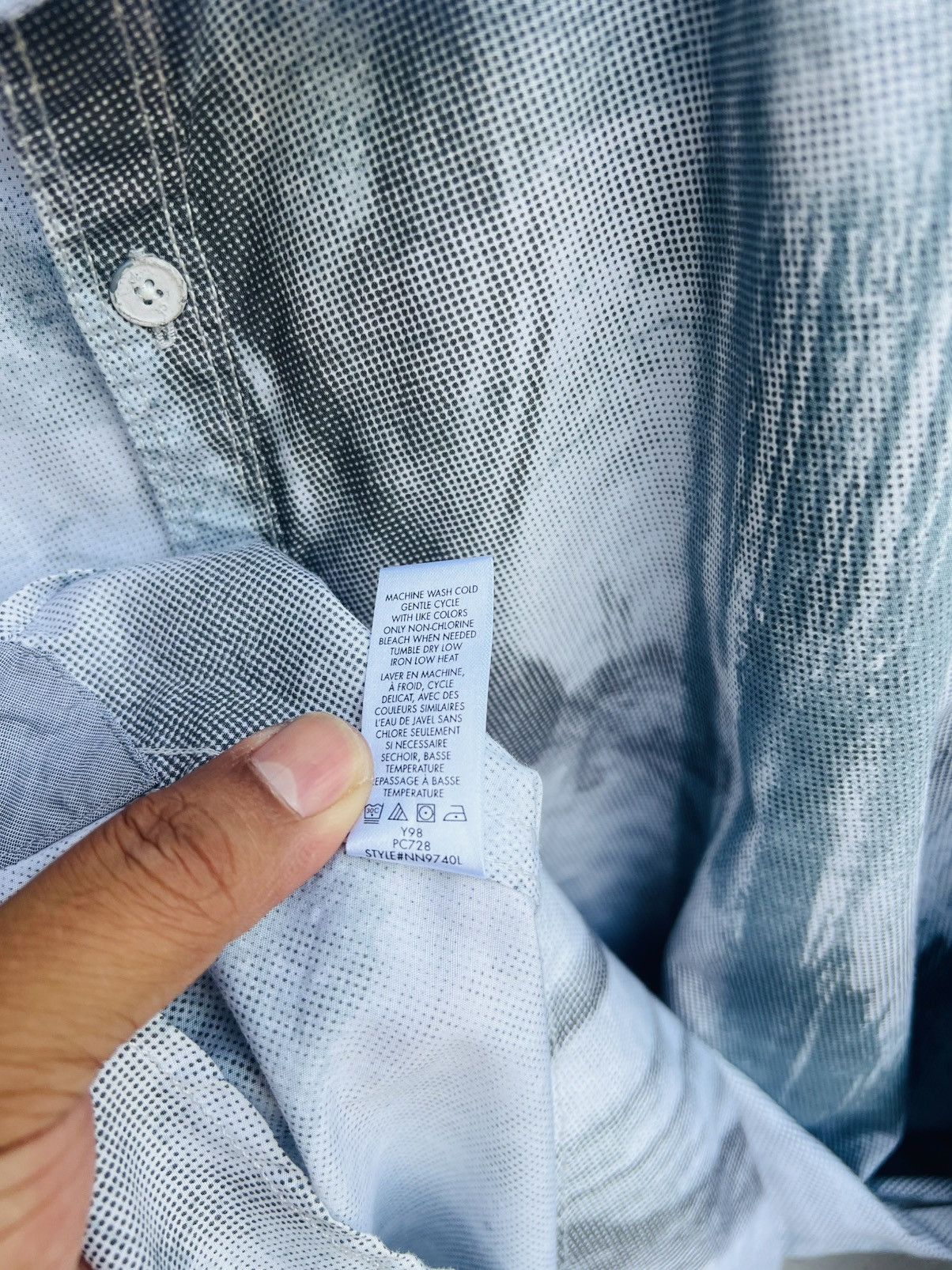 Calvin Klein 205W39NYC Calvin Klein 205w39nyc Oversized Shirt Size US L / EU 52-54 / 3 - 12 Thumbnail