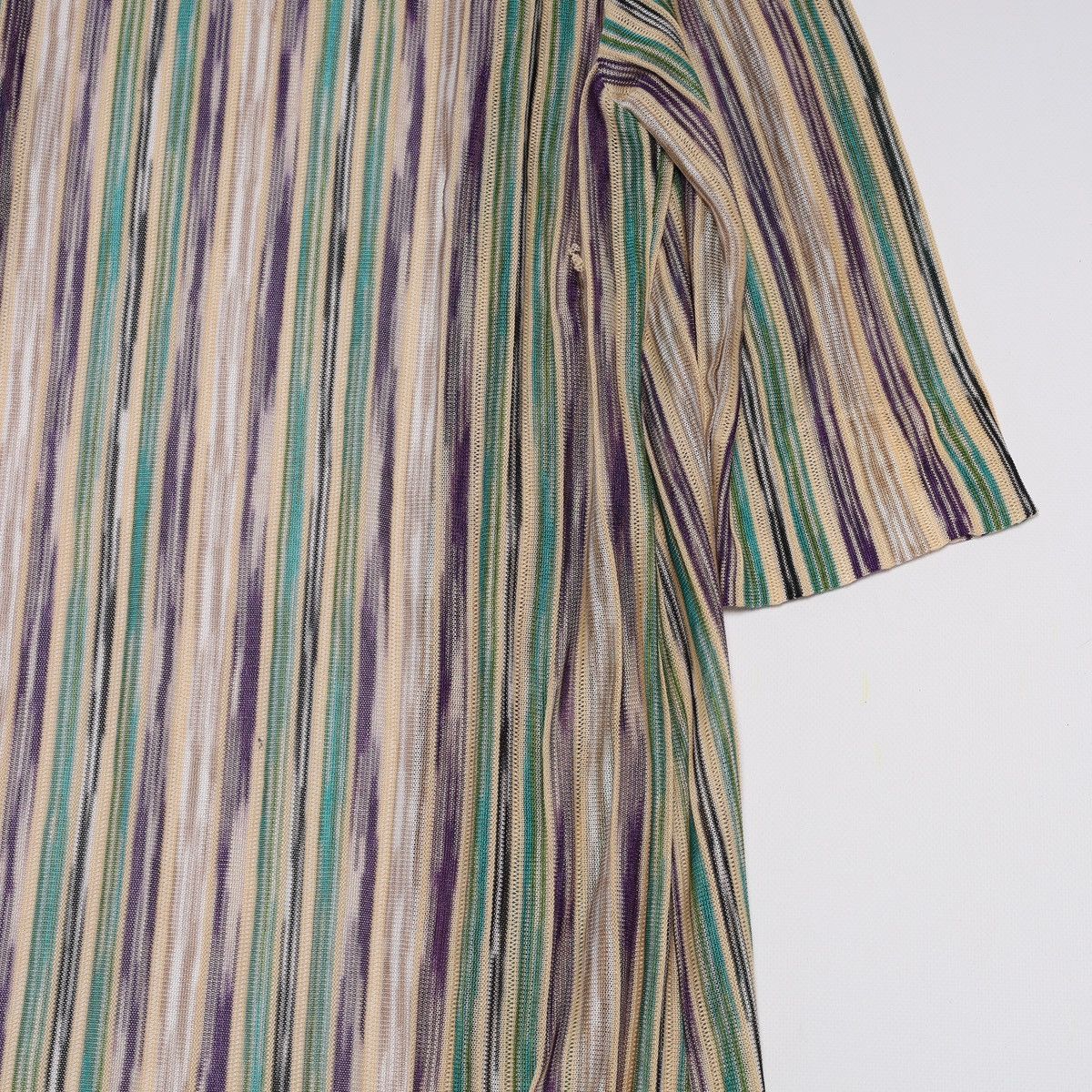Missoni Missoni Multicolor Viscose Cotton Striped Long Cardigan Dres Size XL / US 12-14 / IT 48-50 - 12 Thumbnail