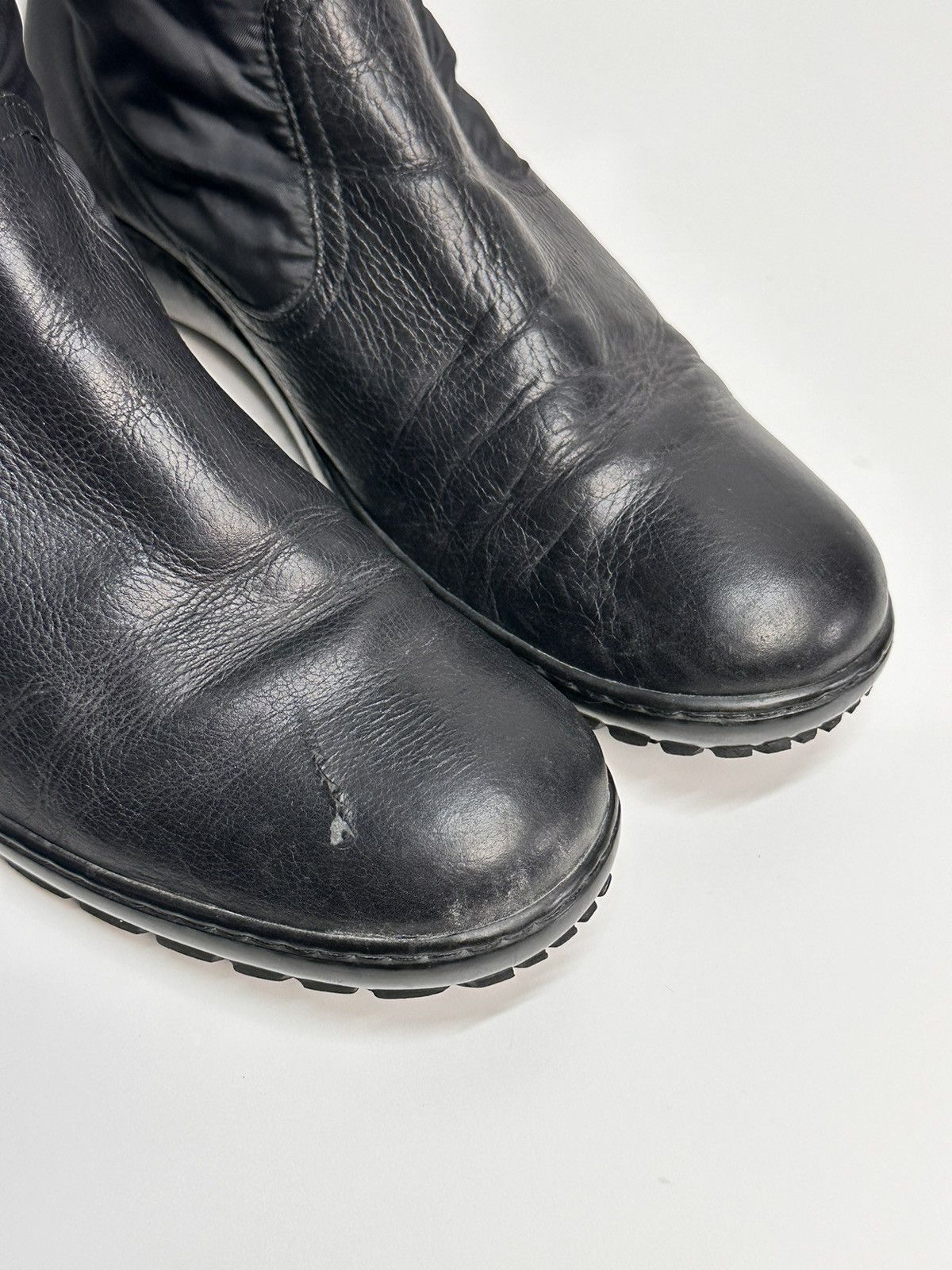 A.S.98 Wow😻 Air Step Hight Leather Boots AS 98 RICK OWENS STYLE GOA Size US 7 / EU 40 - 9 Thumbnail
