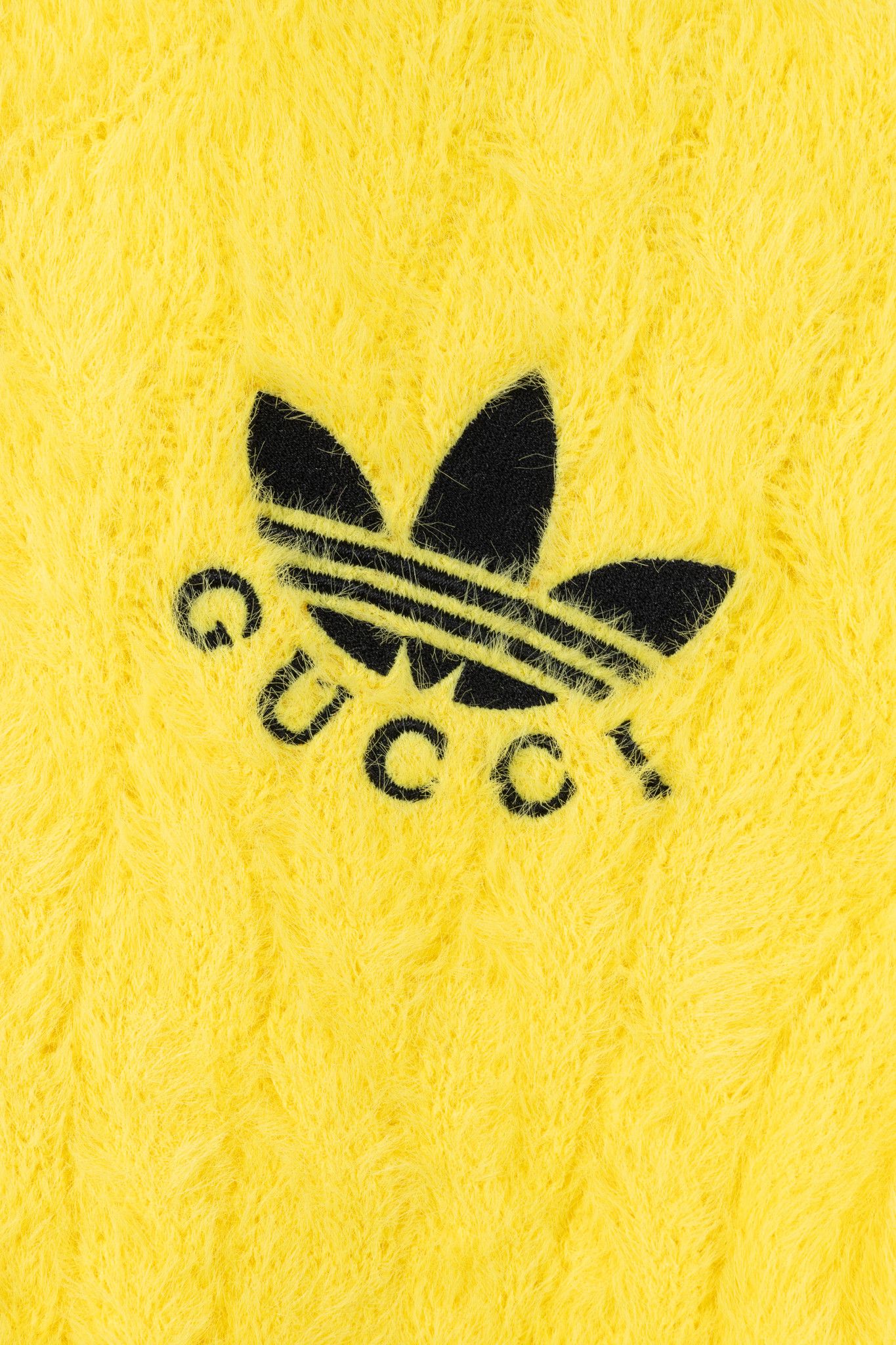 Adidas × Gucci Gucci x Adidas Cable-Knit Embroidered Short-Sleeve Sweater Size L / US 10 / IT 46 - 7 Thumbnail