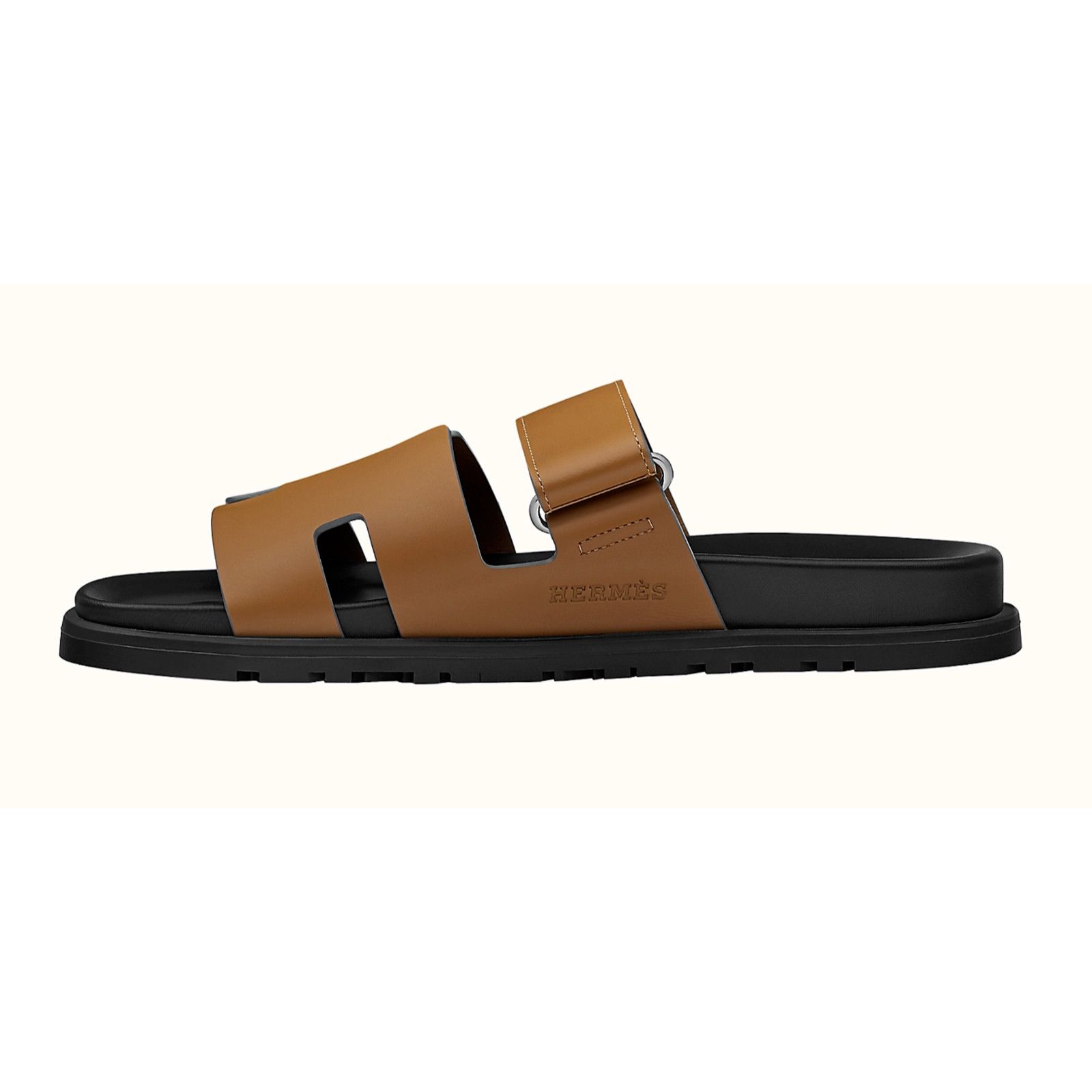 Hermes Hermes Chypre Sandal Men Logo Slide Slip On Flat 44.5 11.5 Size US 11.5 / EU 44-45 - 8 Thumbnail