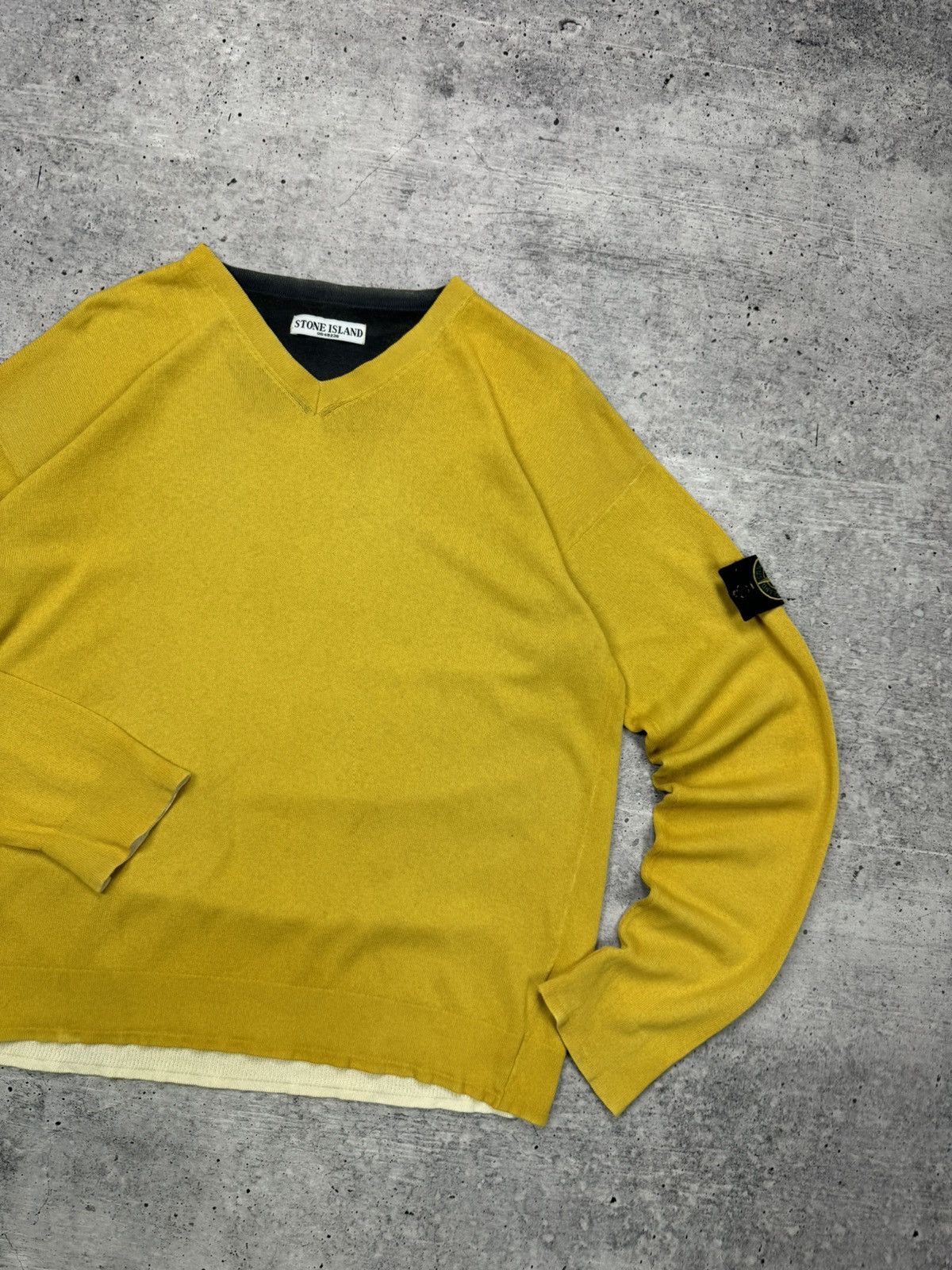 Sweat Shirt Stone Island T Shirt Yellow Stone Island Junior