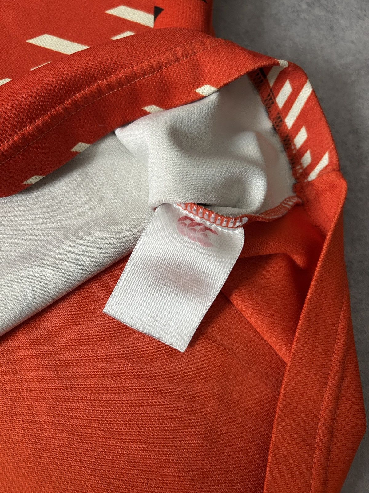 Canterbury of New Zealand Vintage Canterbury X Caterpillar big logo striped jersey Size US XL / EU 56 / 4 - 5 Thumbnail