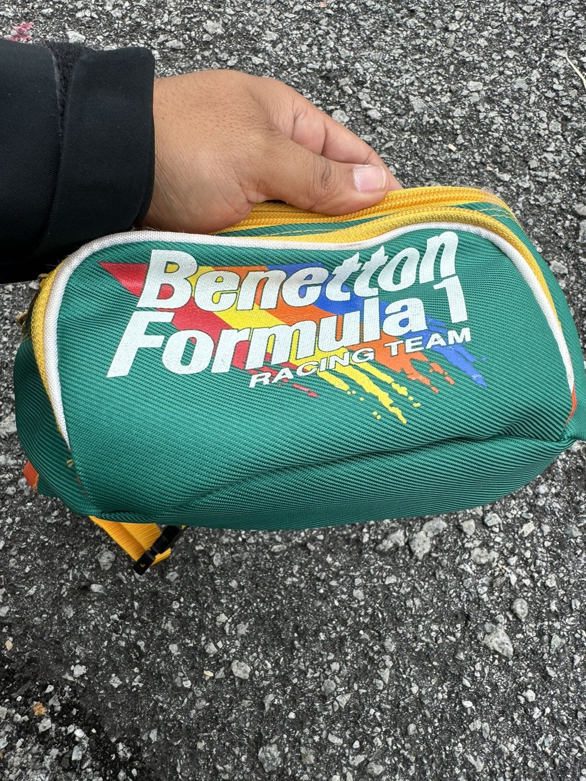 Benetton × Formula 1 × United Colors Of Benetton Very Rare Benetton Formula1 Racing Team Pouch Bag Size ONE SIZE - 2 Thumbnail