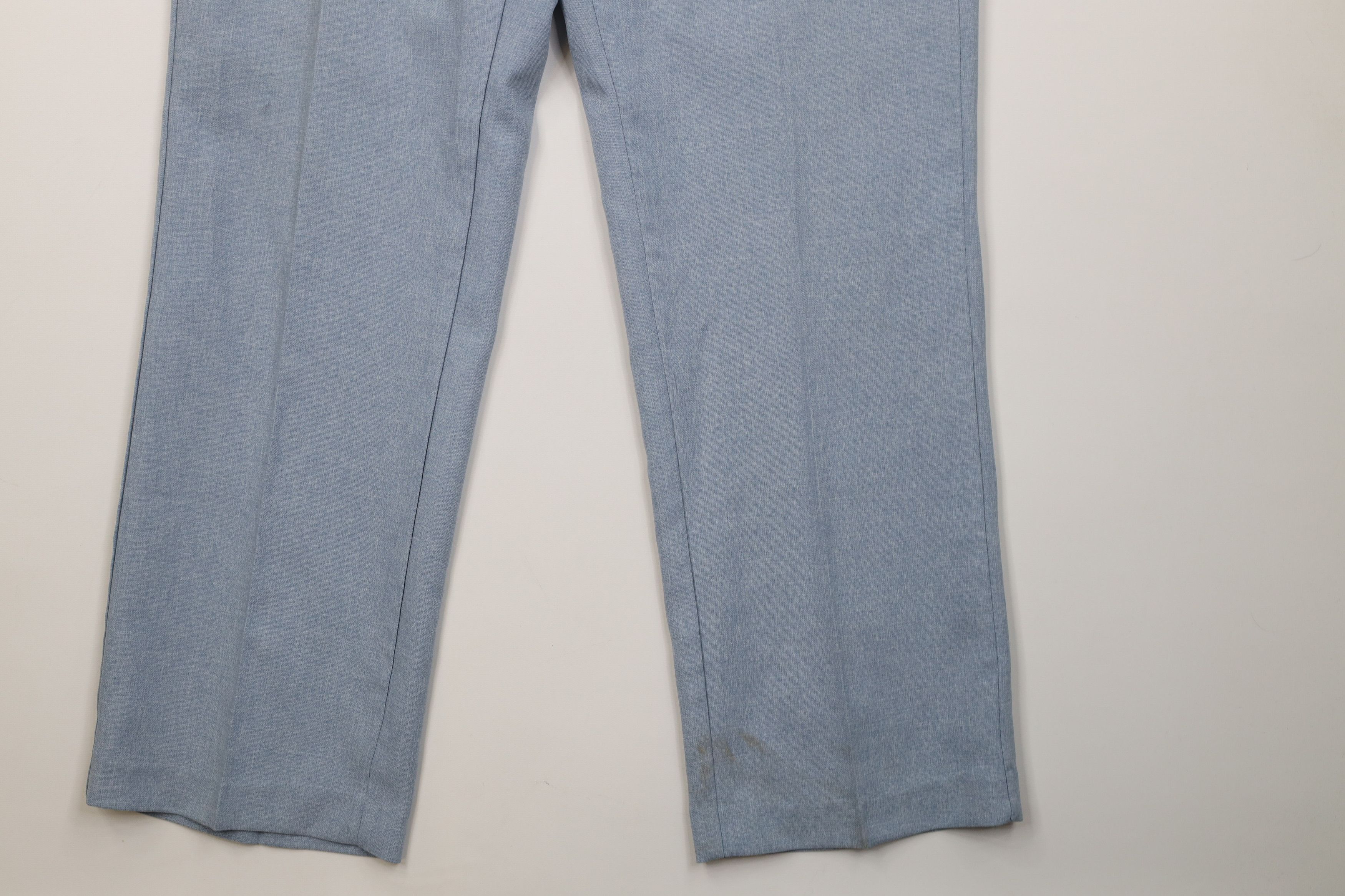 Vintage Vintage 70s Streetwear Knit Flared Wide Leg Chino Pants USA Size US 34 / EU 50 - 4 Thumbnail