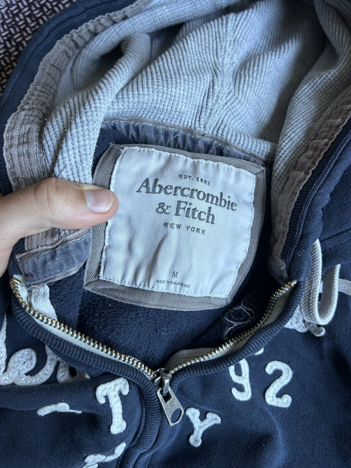 Abercrombie & Fitch Vintage Abercrombie & Fitch Y2K Rare Hype Zip Hoodie Size M Size M / US 6-8 / IT 42-44 - 6 Thumbnail