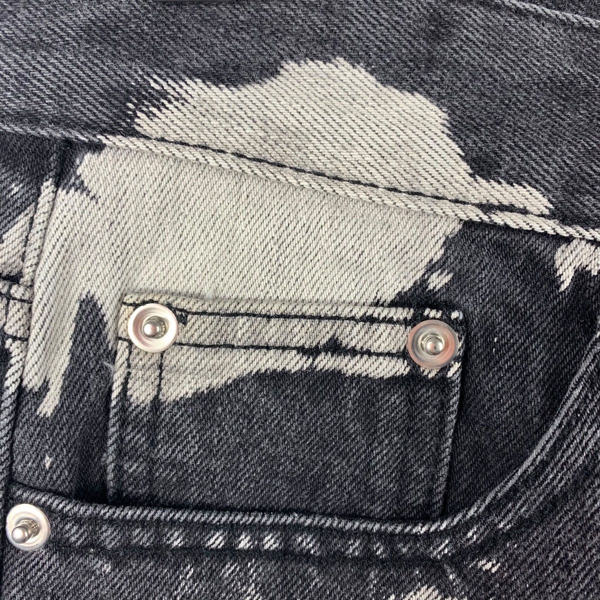Designer × Japanese Brand PANERO Bleach dyedenim skinny jeans Size US 27 - 7 Thumbnail