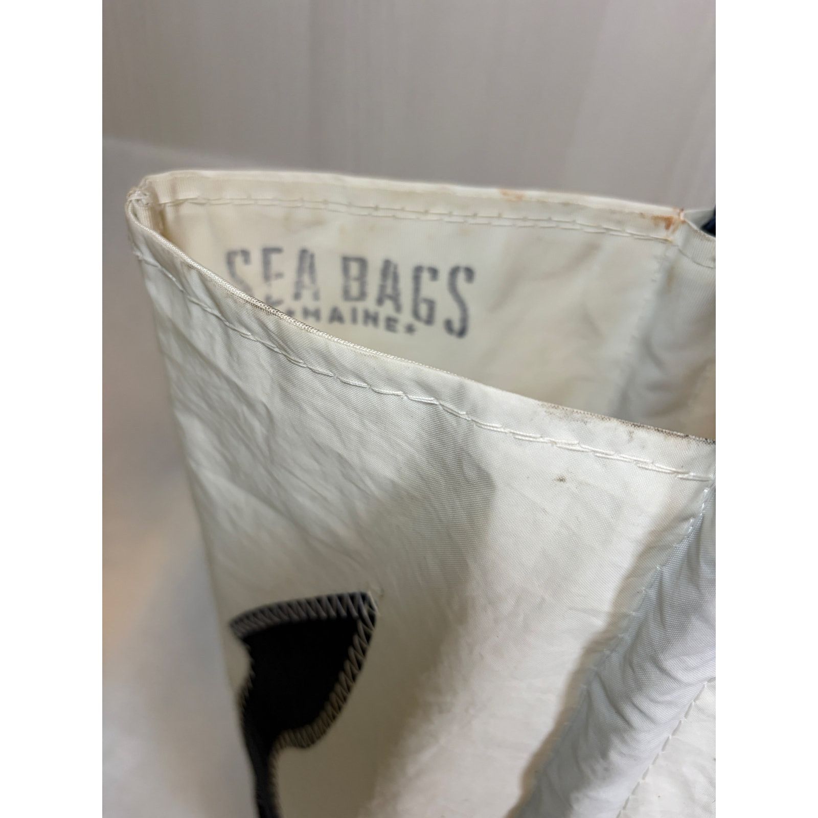 0 Seabags Maine Navy Anchor medium tote - Mens Size ONE SIZE - 8 Thumbnail