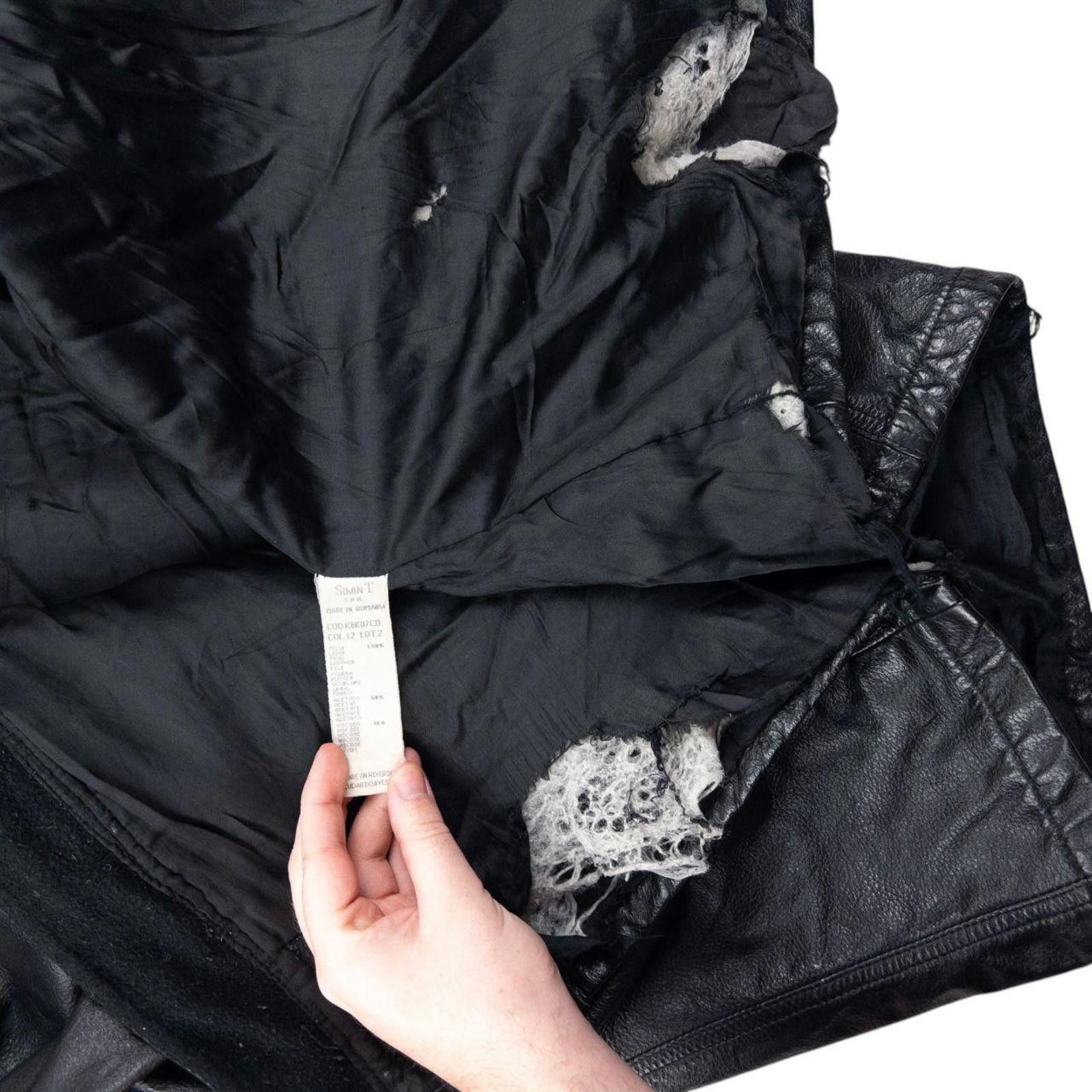 Other Vintage 80s Armani Jeans Zip Up Leather Jacket Size XL Size US XL / EU 56 / 4 - 6 Thumbnail