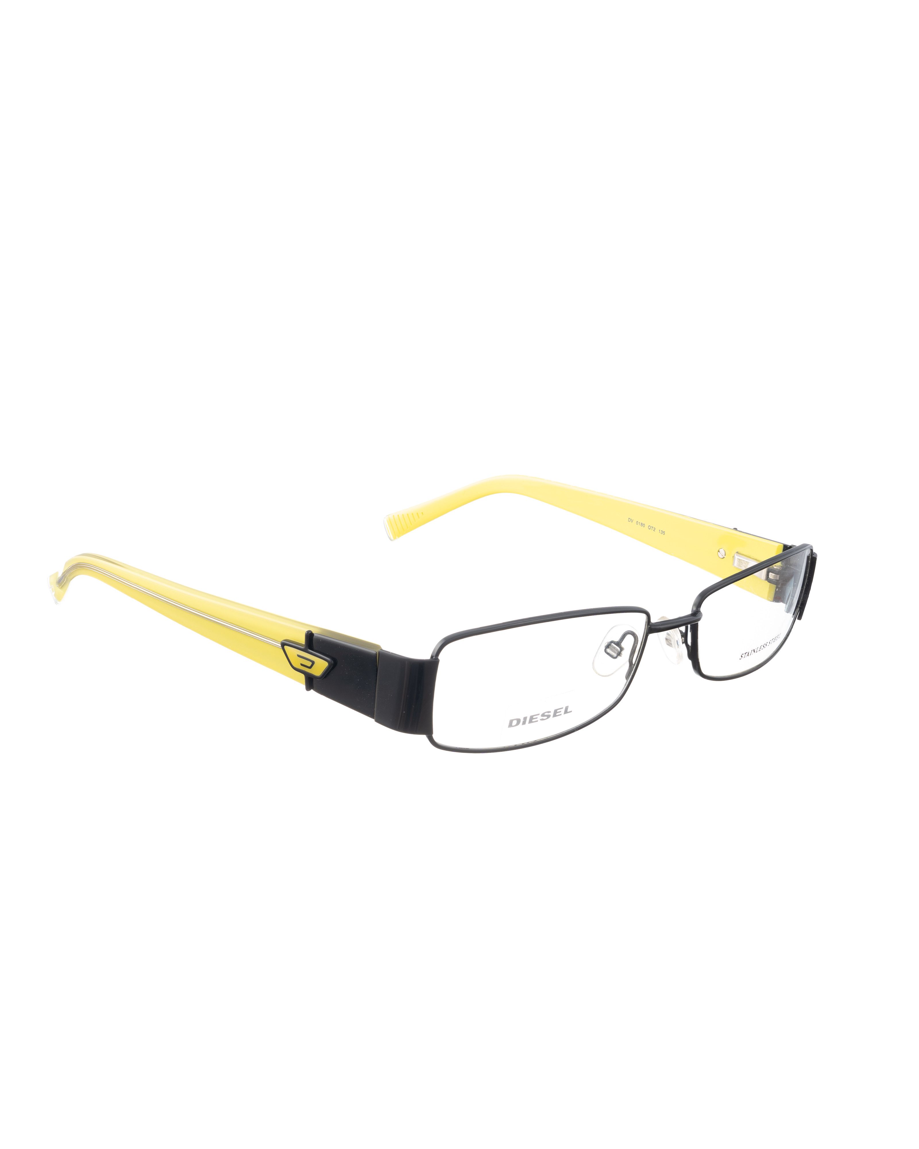Diesel Diesel 00s Black and Neon Yellow Glasses Size ONE SIZE - 2 Thumbnail