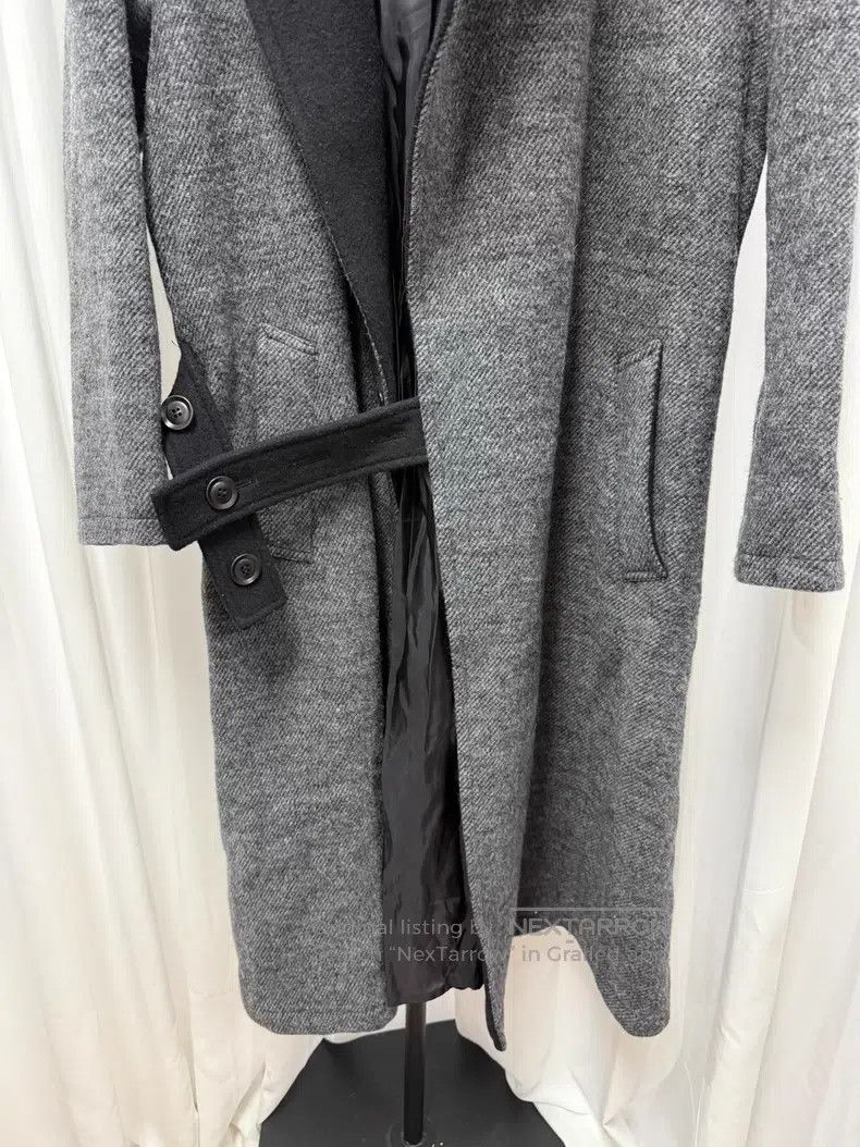 Yohji Yamamoto YOHJI YAMAMOTO Thick tweed pieced coat Size US S / EU 44-46 / 1 - 3 Thumbnail
