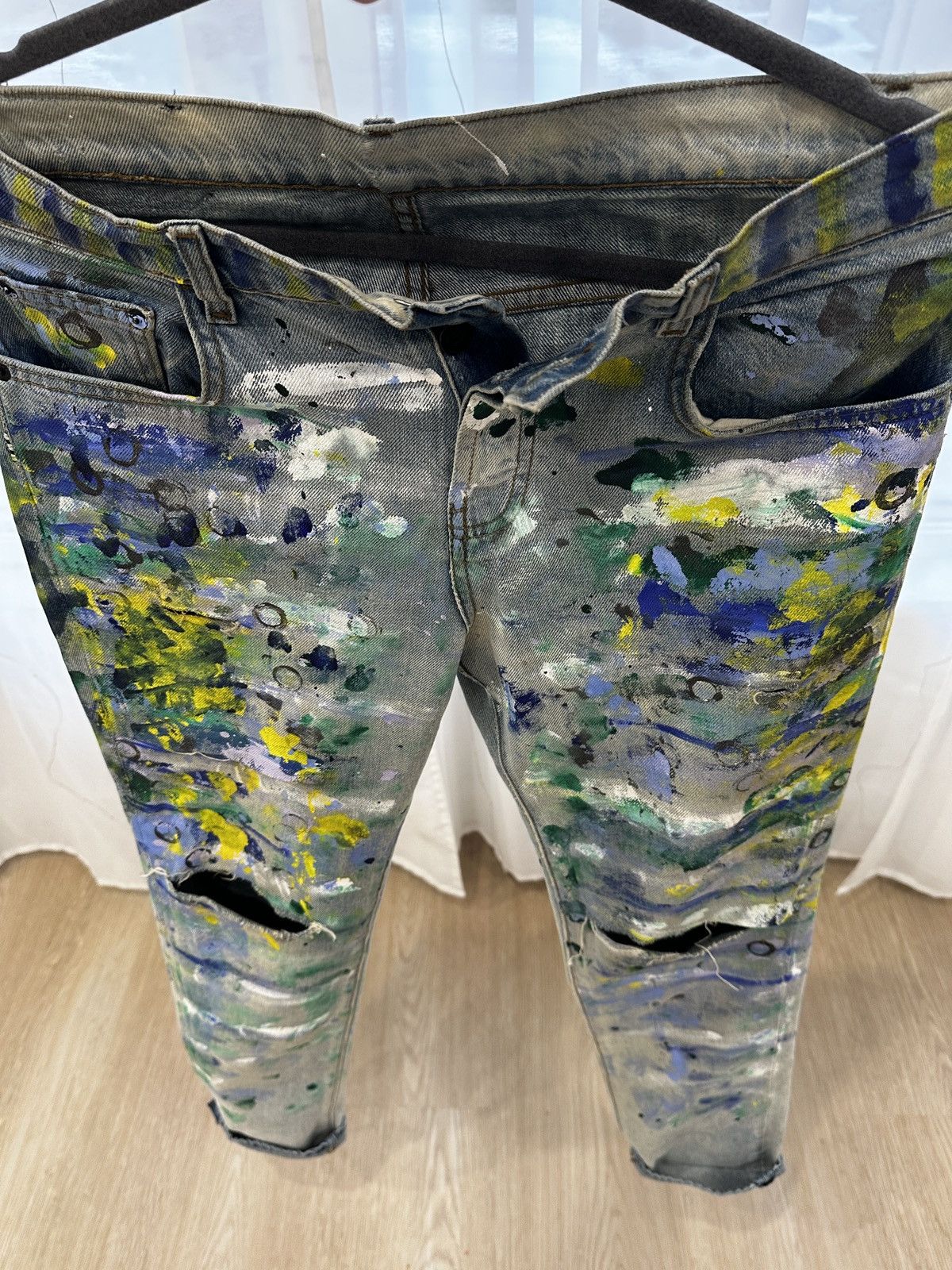 Proenza Schouler PROENZA SCHOULER PAINTED DENIM Size 26" / US 2 / IT 38 - 1 Thumbnail