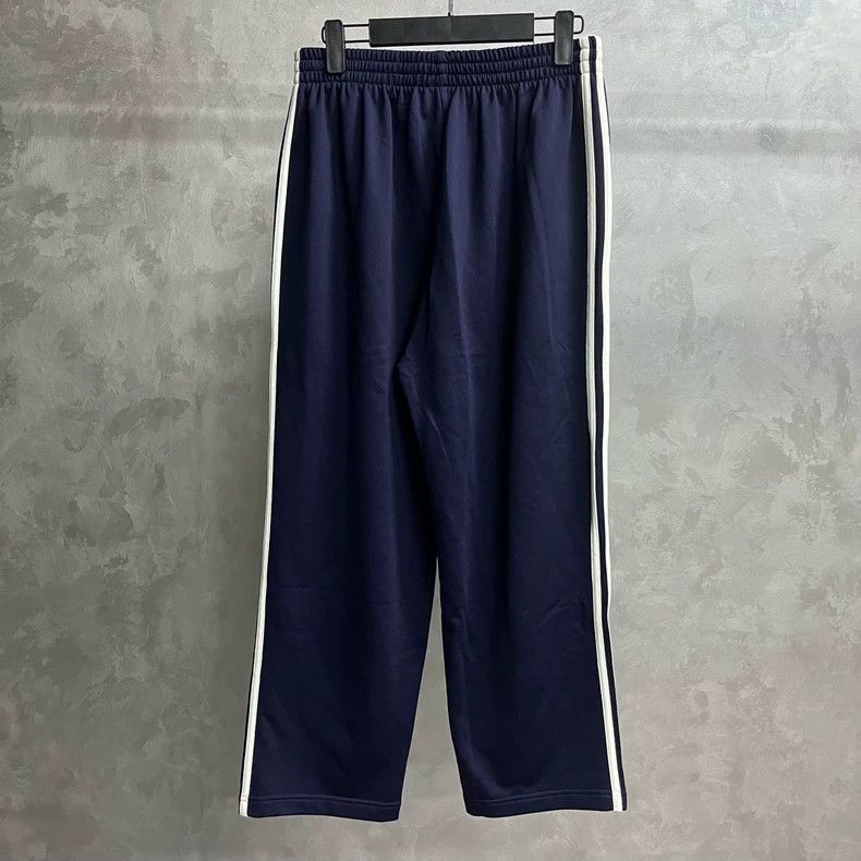 Balenciaga Balenciaga size S adidas navy blue side stripe elastic wai Size US 27 - 2 Thumbnail