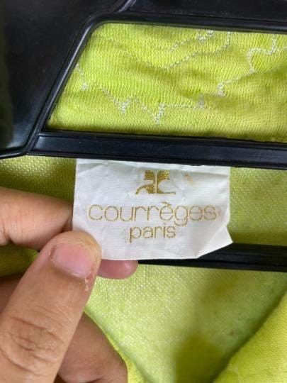 Courreges × Vintage Courreges pyjamas jacket button up animal logo embroidered Size M / US 6-8 / IT 42-44 - 6 Thumbnail